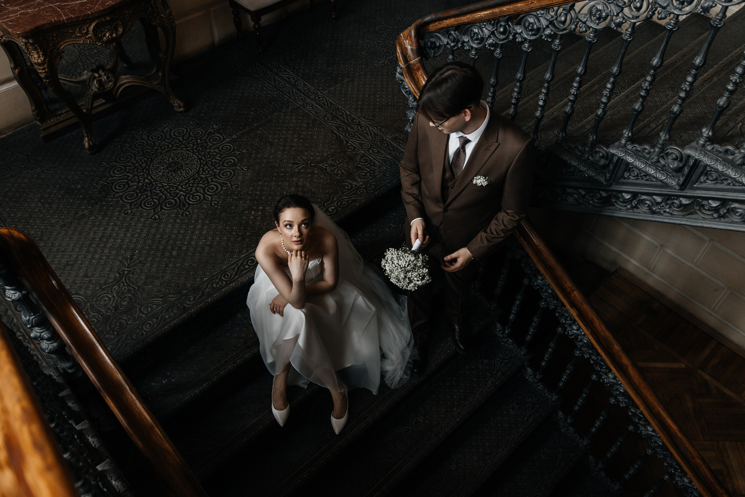 Вероника и Юрий|Савеловский|Библиотека им. Пушкина. Фотограф Москва Шептаев Артём