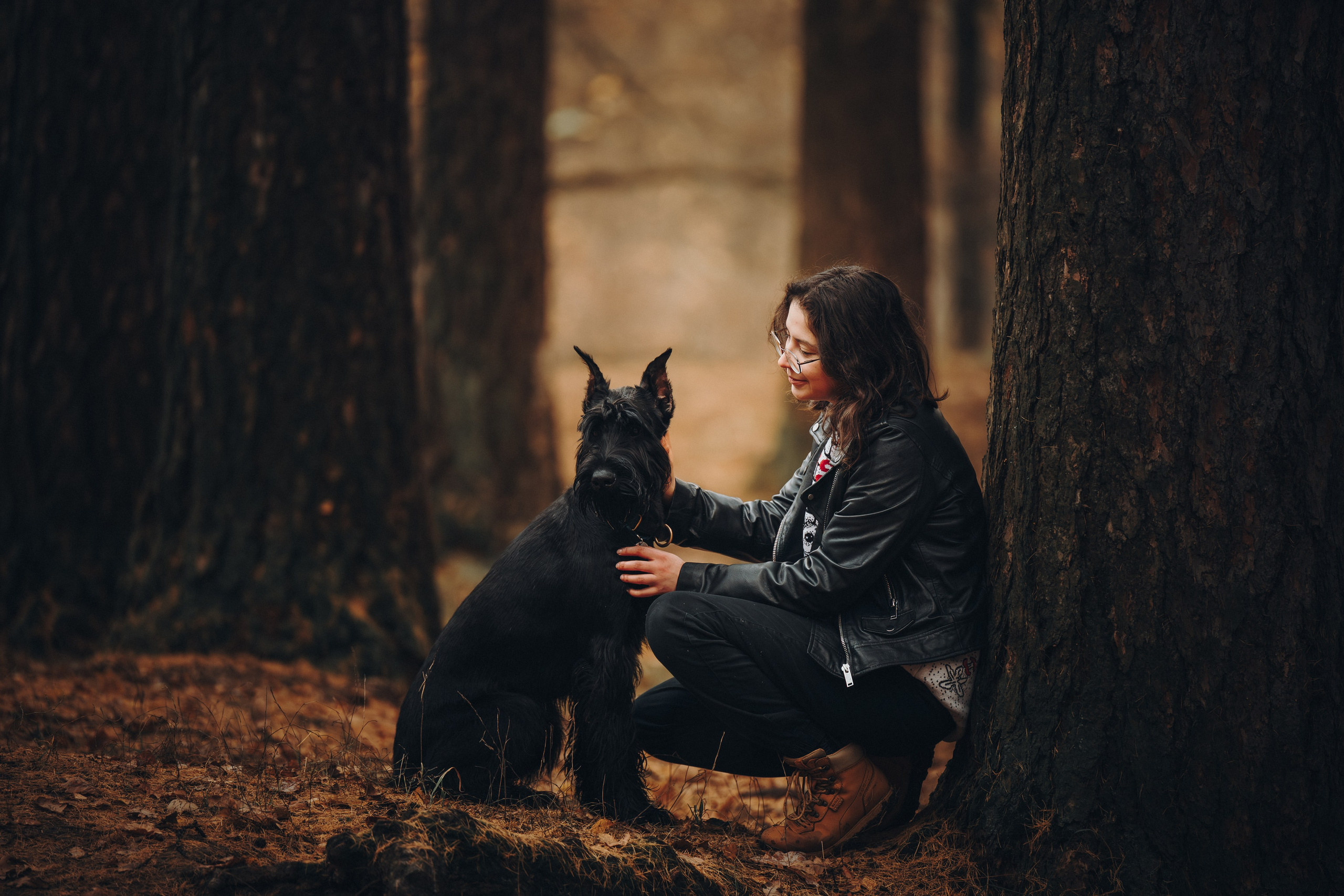 Даша и Умбра. Семейный фотограф анималист Ананьева Мария — Москва