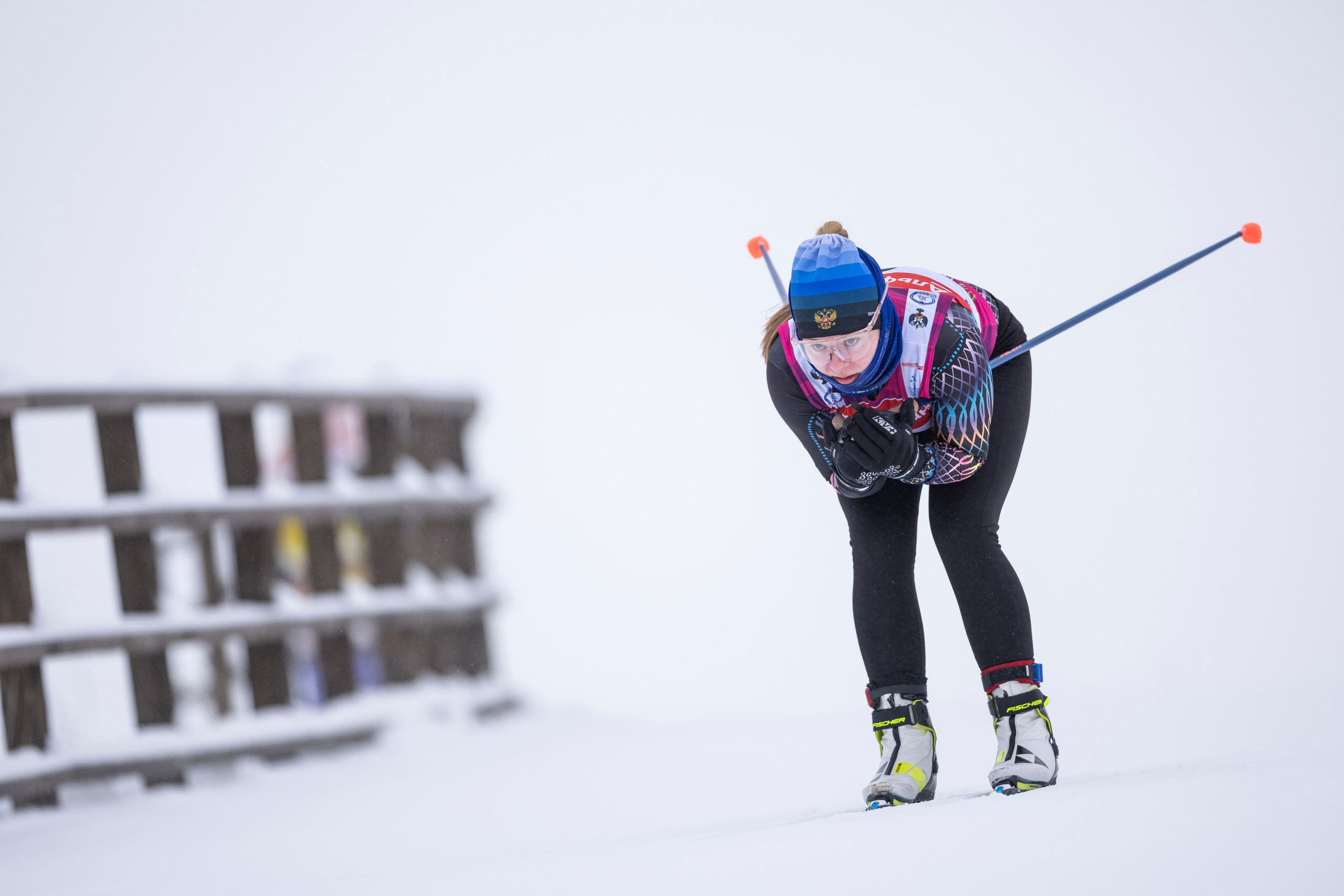 Кубок Росси по лыжным гонкам 2024. Женщины 10 км. Спортивный репортажный фотограф Казань Нафис Сиразетдинов