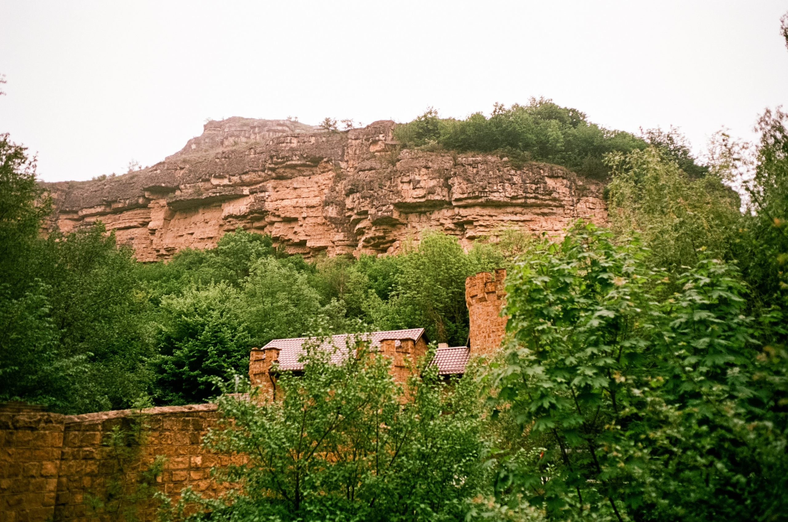 Кисловодск, дорога в сторону метеостанции, туман, лошади / Voigtlander