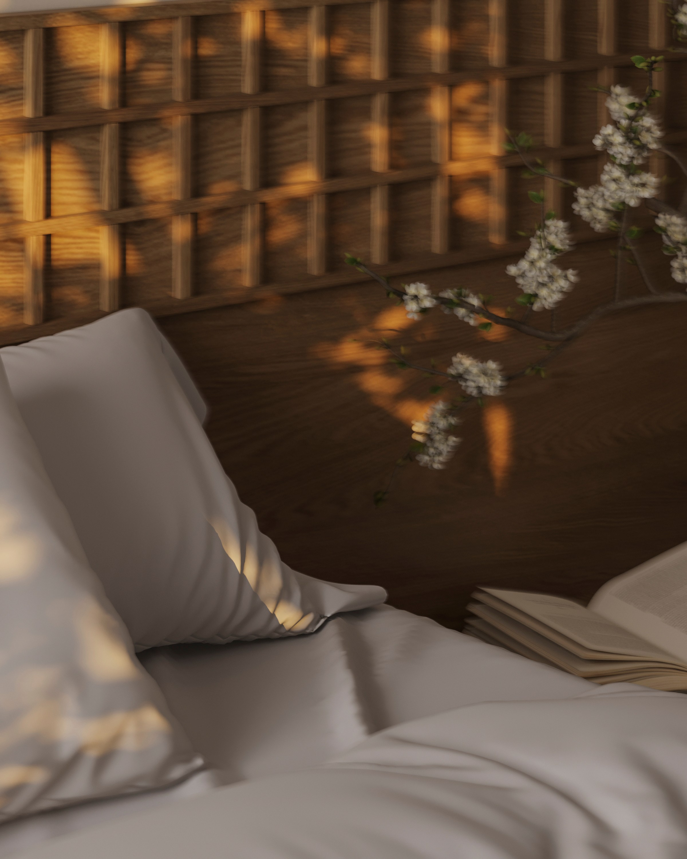 JAPANDI HAVEN | CONCEPTUAL PROJECT. Interior Visualization by Valerie Stetyukevich