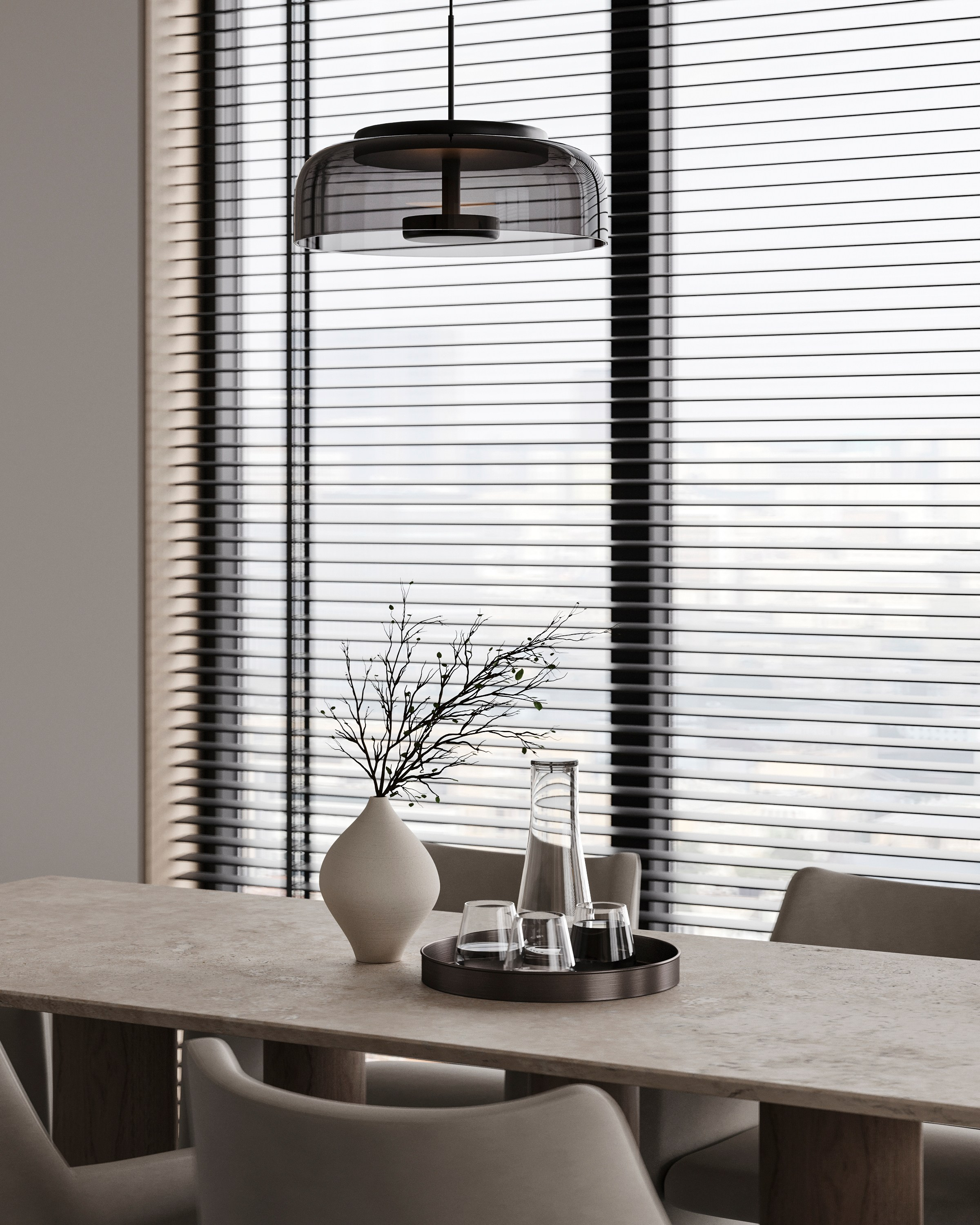 MONOCHROME | CONCEPTUAL PROJECT. Interior Visualization by Valerie Stetyukevich