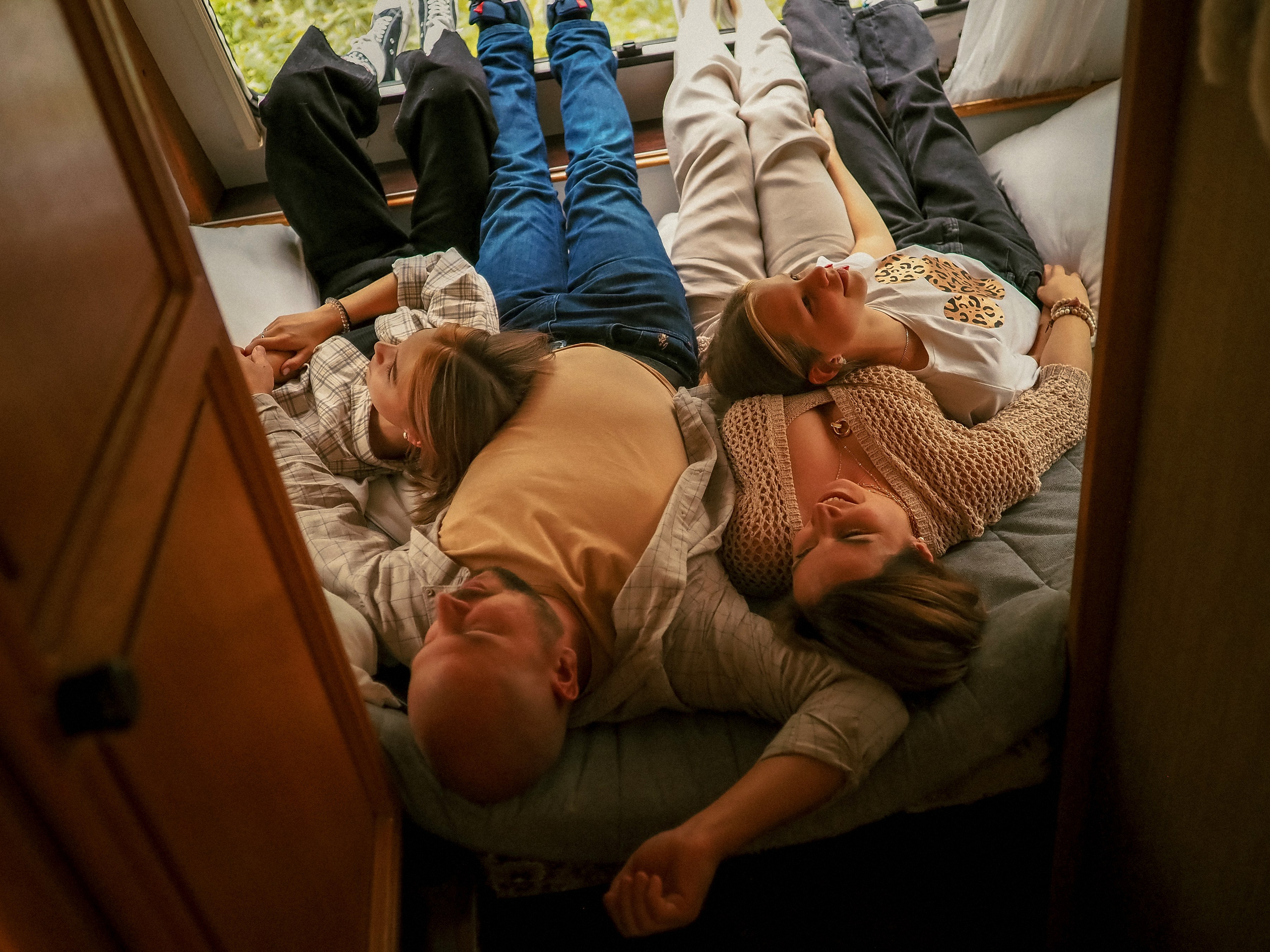 Дима Катя Алиса и Аня. Семейный фотограф Ольга Барабанова