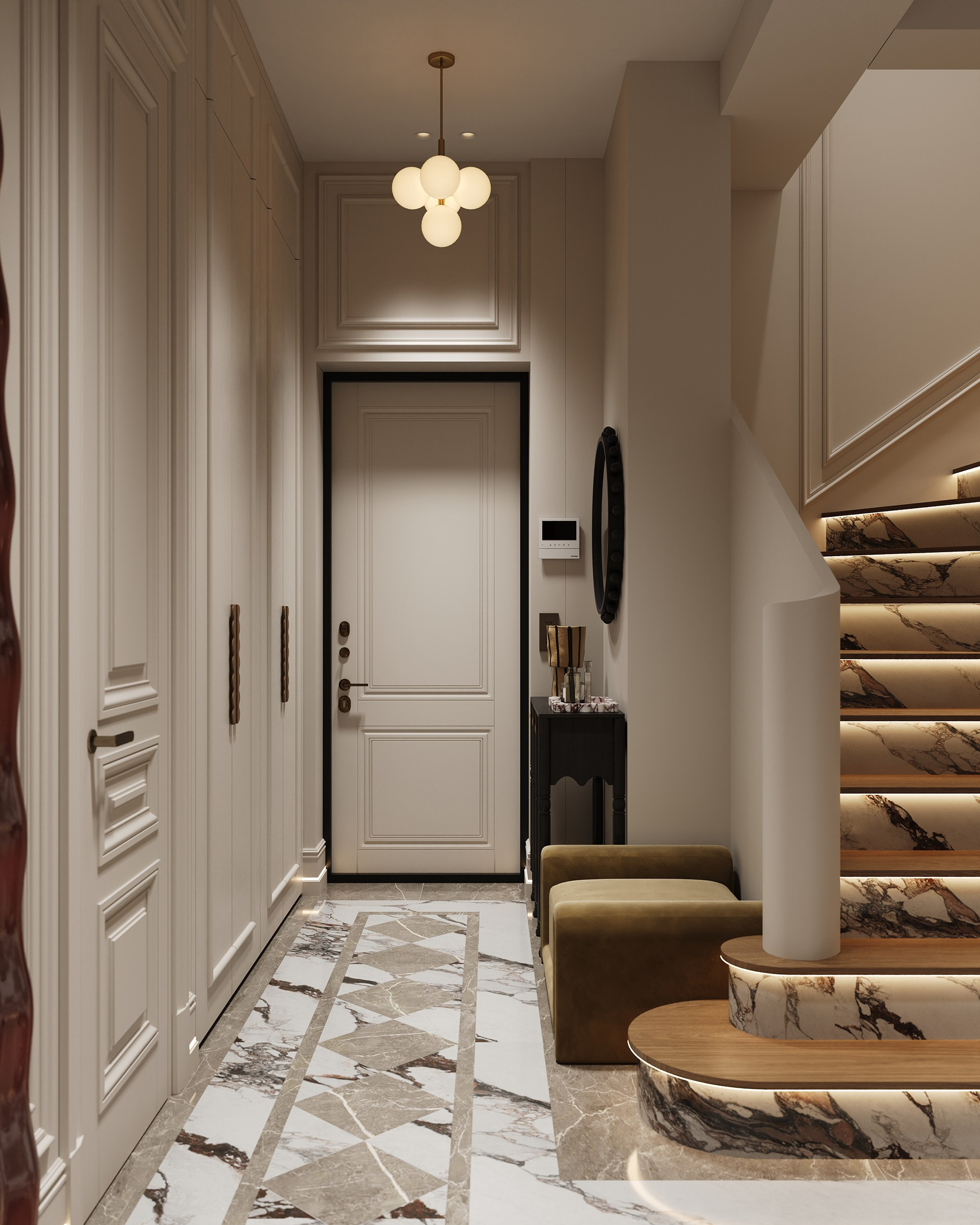 Прихожая «Минина». 3D визуализация интерьера Надежда Соколова