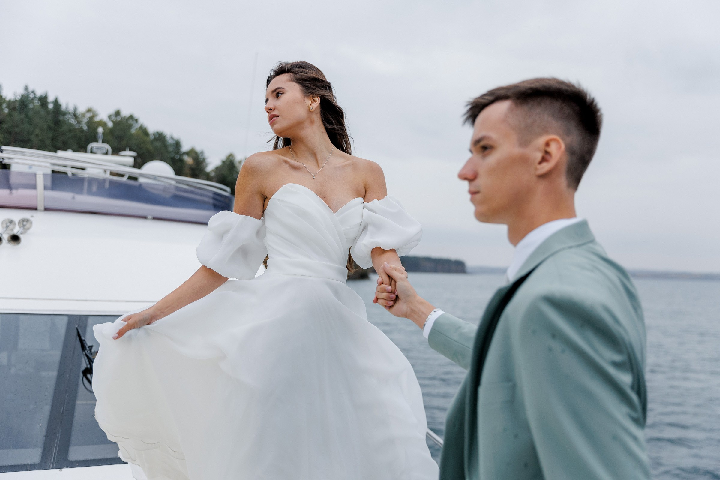 Когда у друзей есть яхта. Свадебный фотограф в Иркутске Сапаров Александр