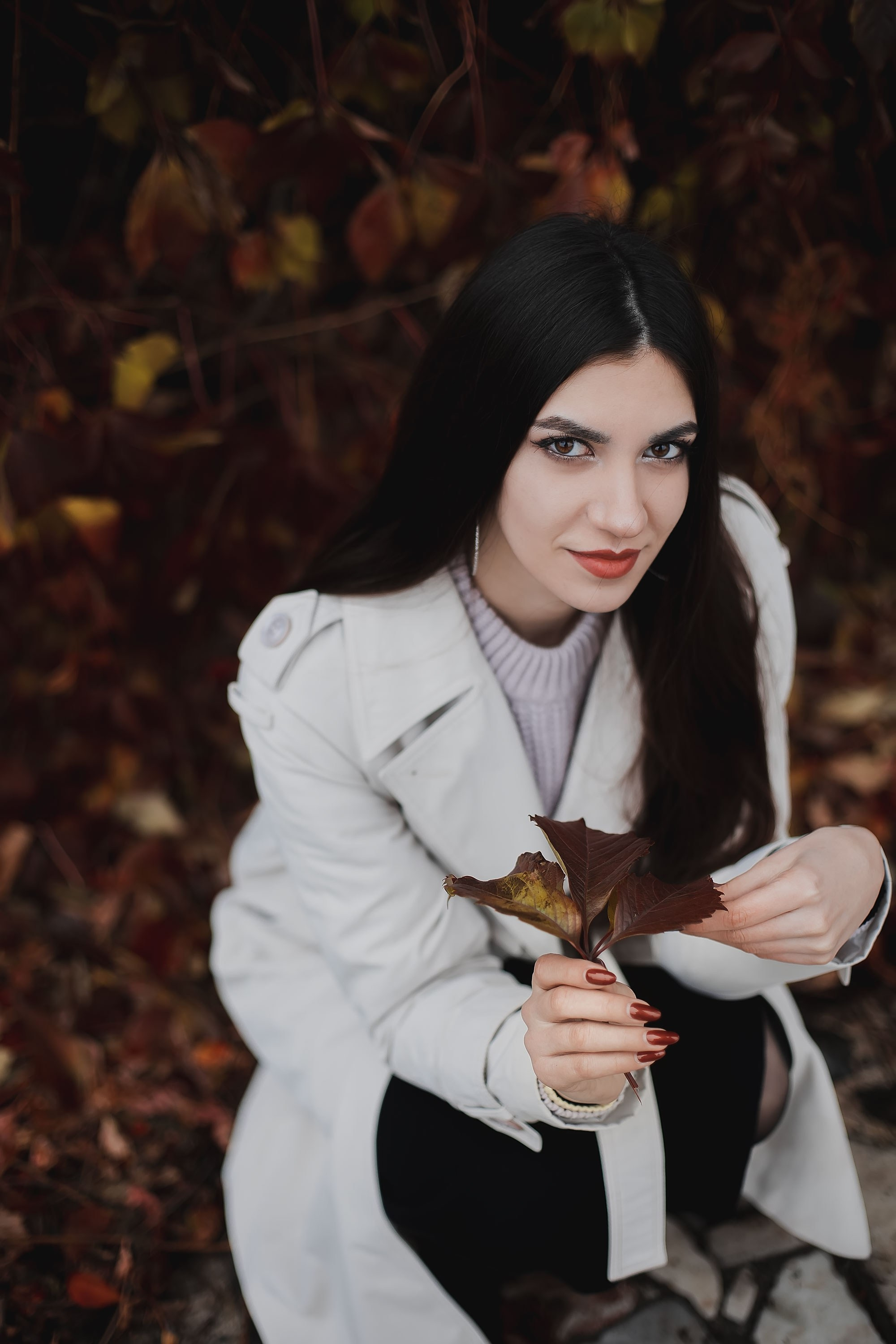 Осеняя фотосессия в Ботаническом саду им. Цицина. Семейный, индивидуальный фотограф в Москве Ангели Марина