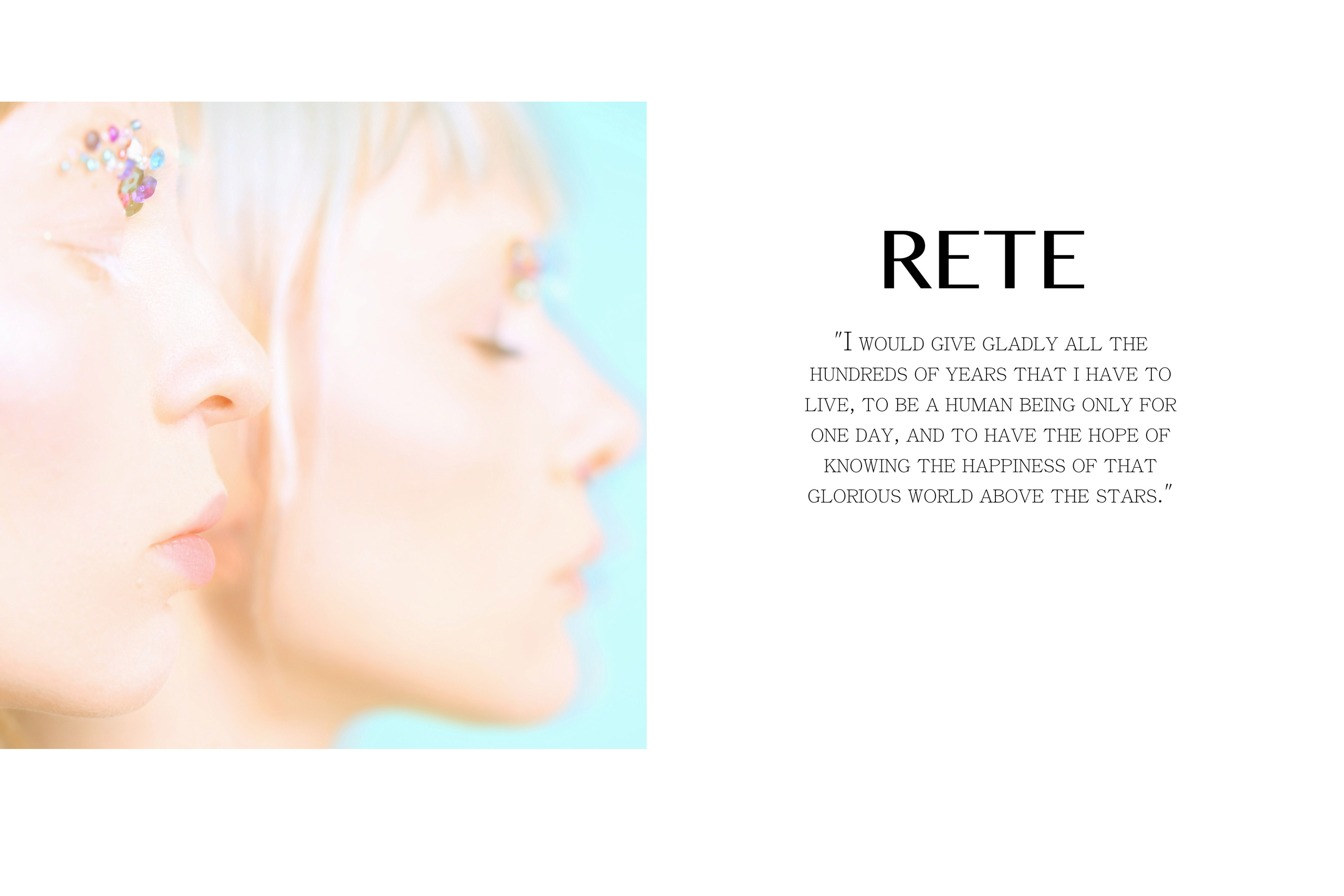 Ninfe for shuString Magazine '17. Rischele