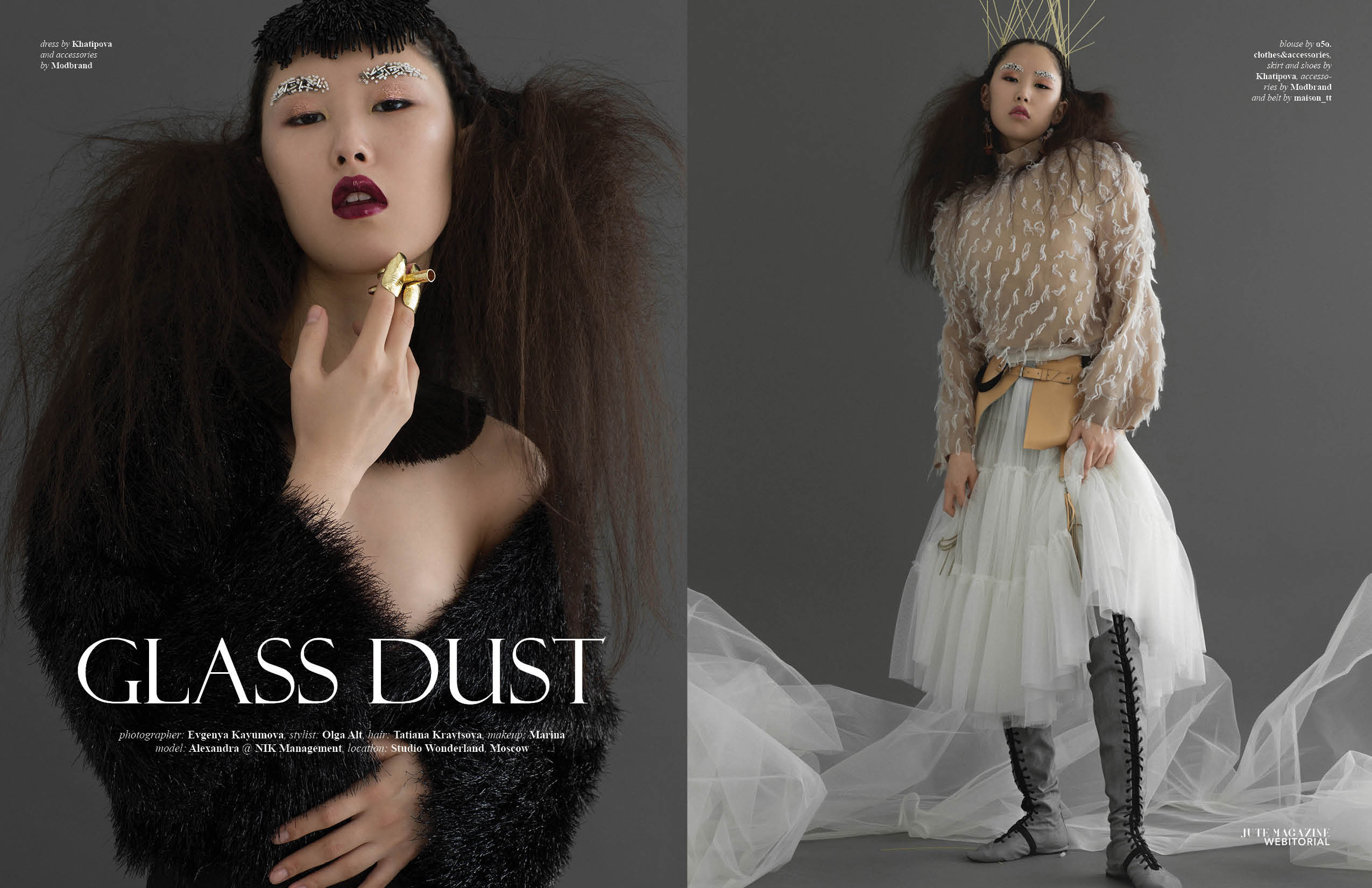 Glass Dust for JUTE Fashion Magazine '17. Rischele