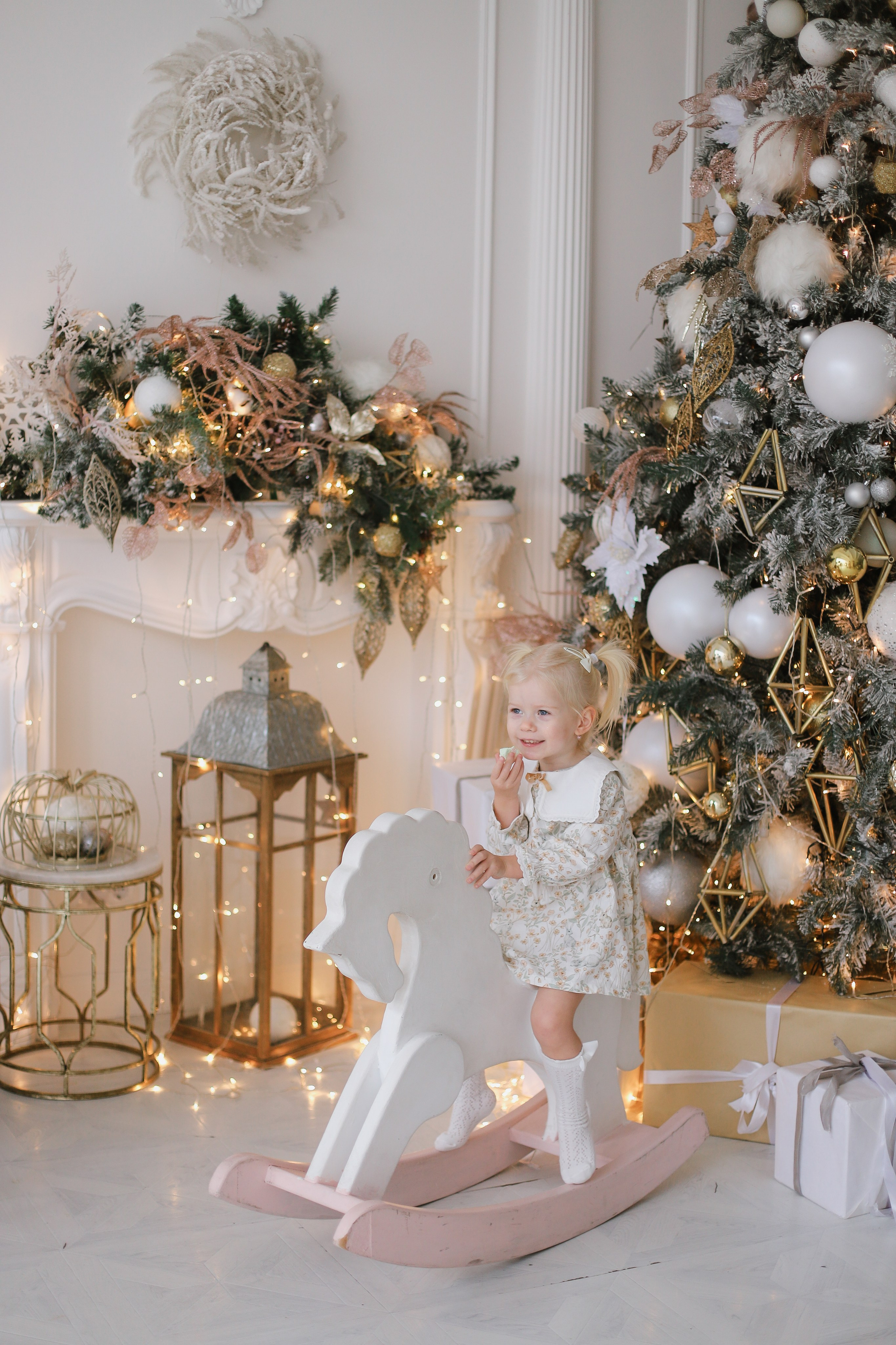 Новогодняя в студии Луна. Свадебный, семейный и детский фотограф в Люберцах Зайцева Анастасия