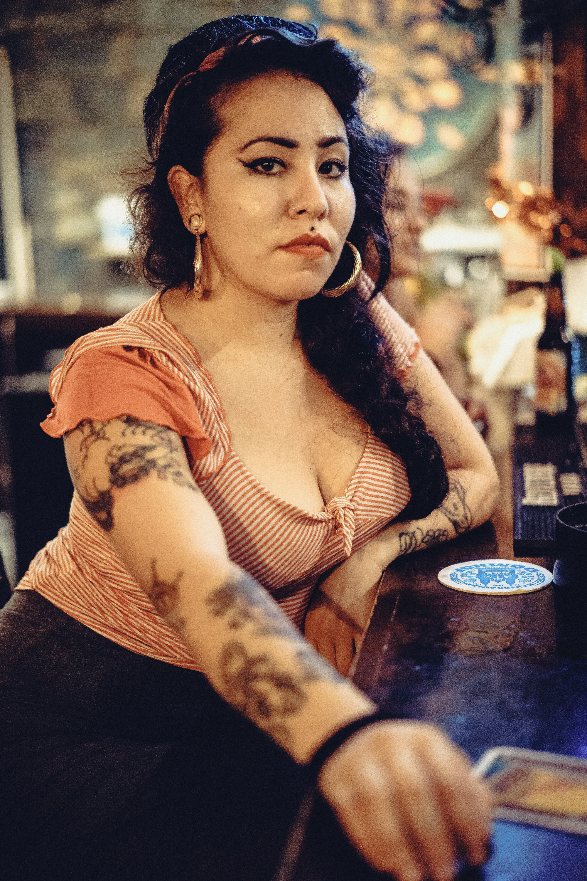 Мексиканка в образе Эми Вайтхуас.