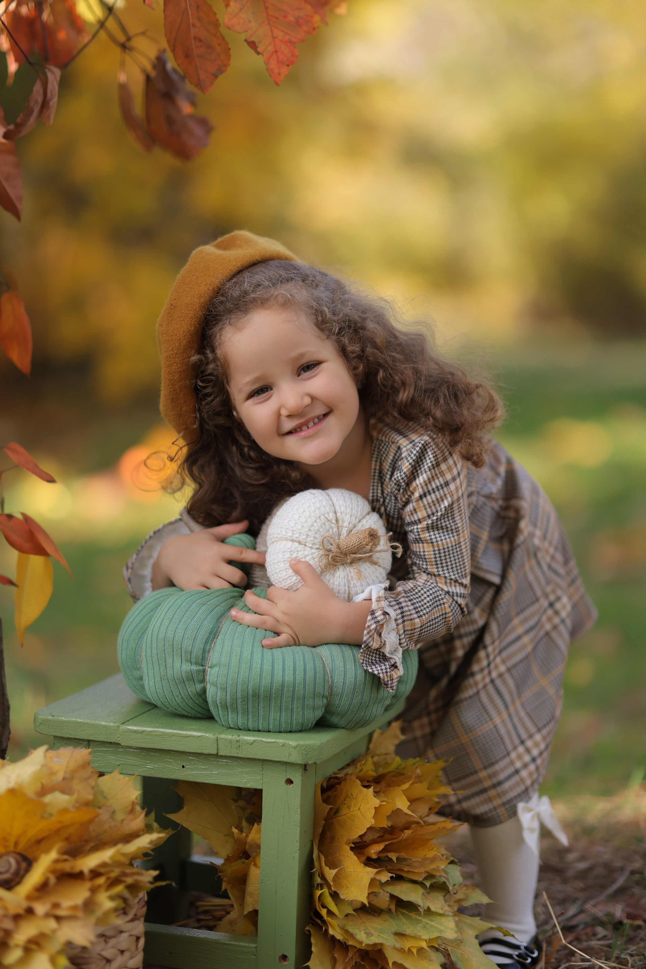 Семейная осенняя фотосессия — Светлана, Аслан и Лора. Анна Бондарева — детский и семейный фотограф, обучение фотографии. Кавказские Минеральные Воды, Пятигорск