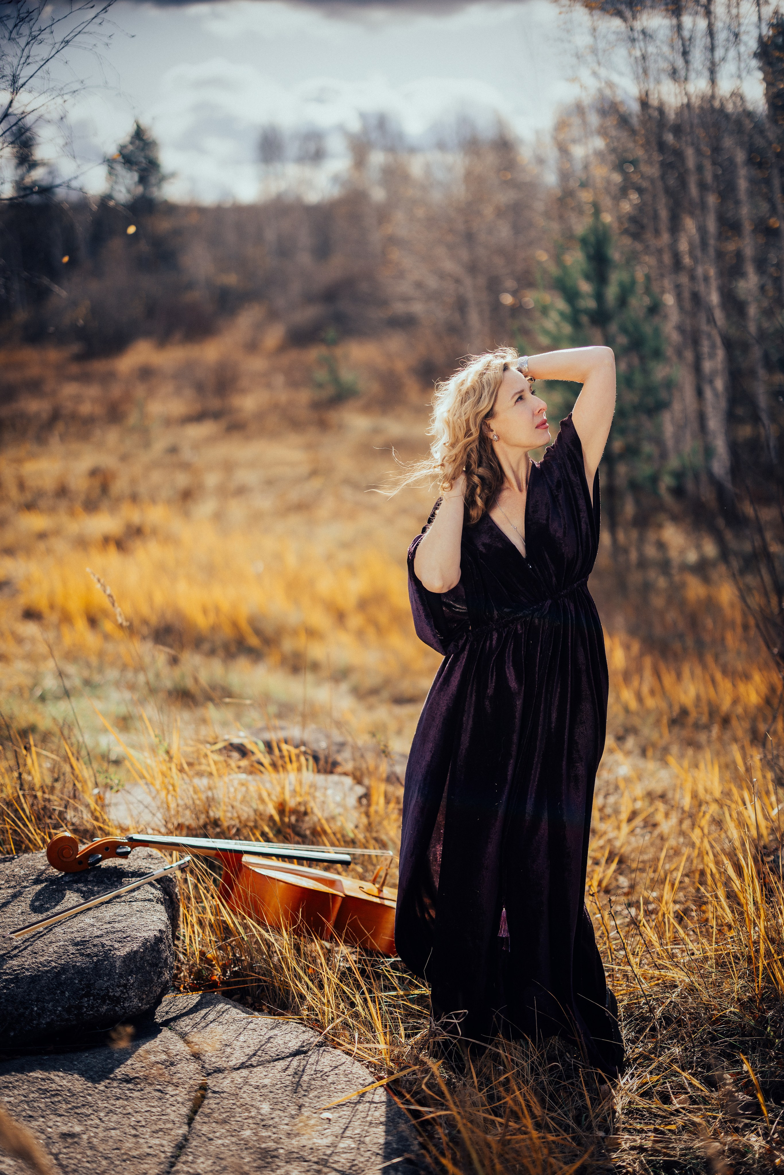 Сюита для виолончели. Портретный арт-фотограф в Екатеринбурге Алена Нестерова