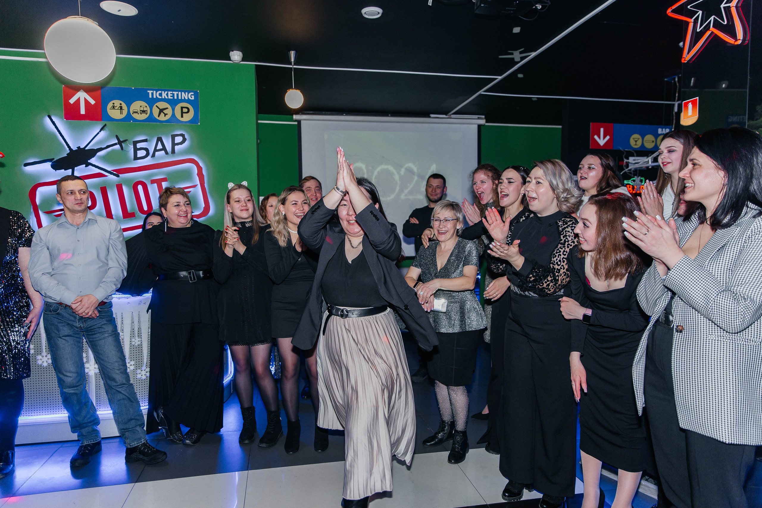 Новогодний корпоратив репортаж. Главная