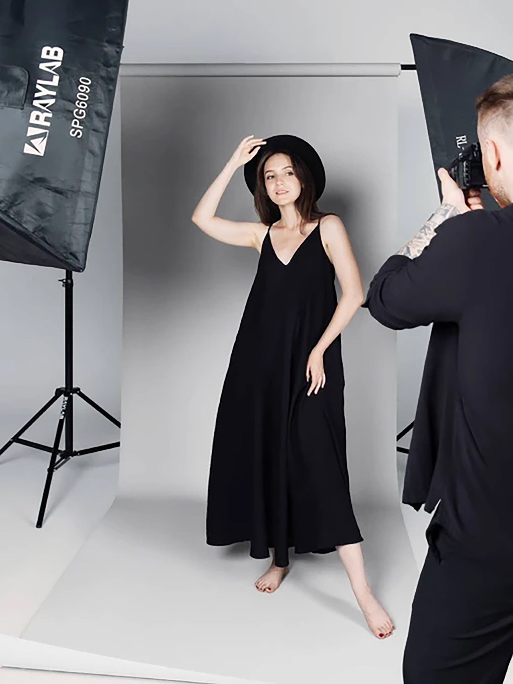 Фон бумажный Raylab Arctic White 1,35×6м белый