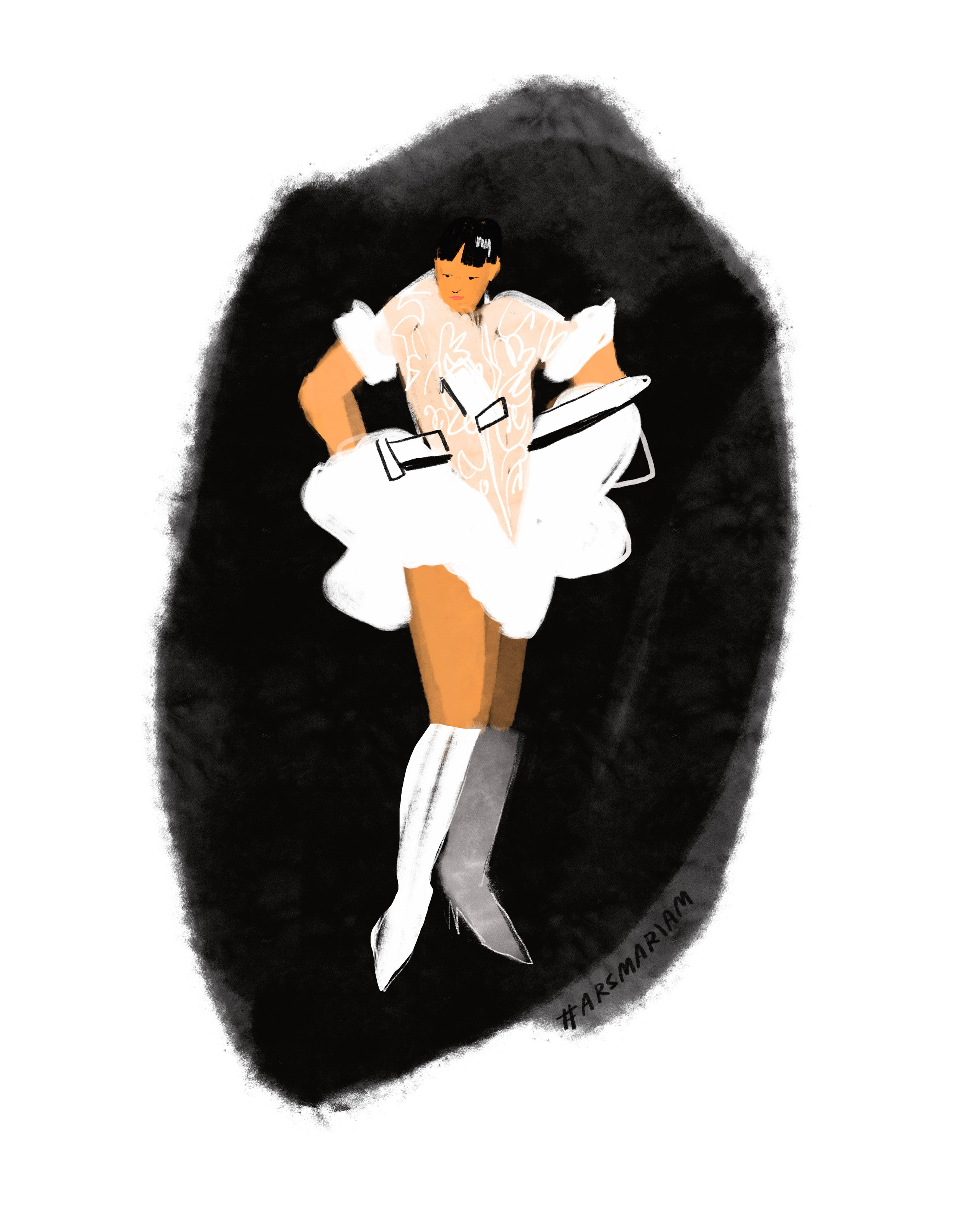 Fashion skethes 2024. Фэшн иллюстратор из Москвы Власенко Мария