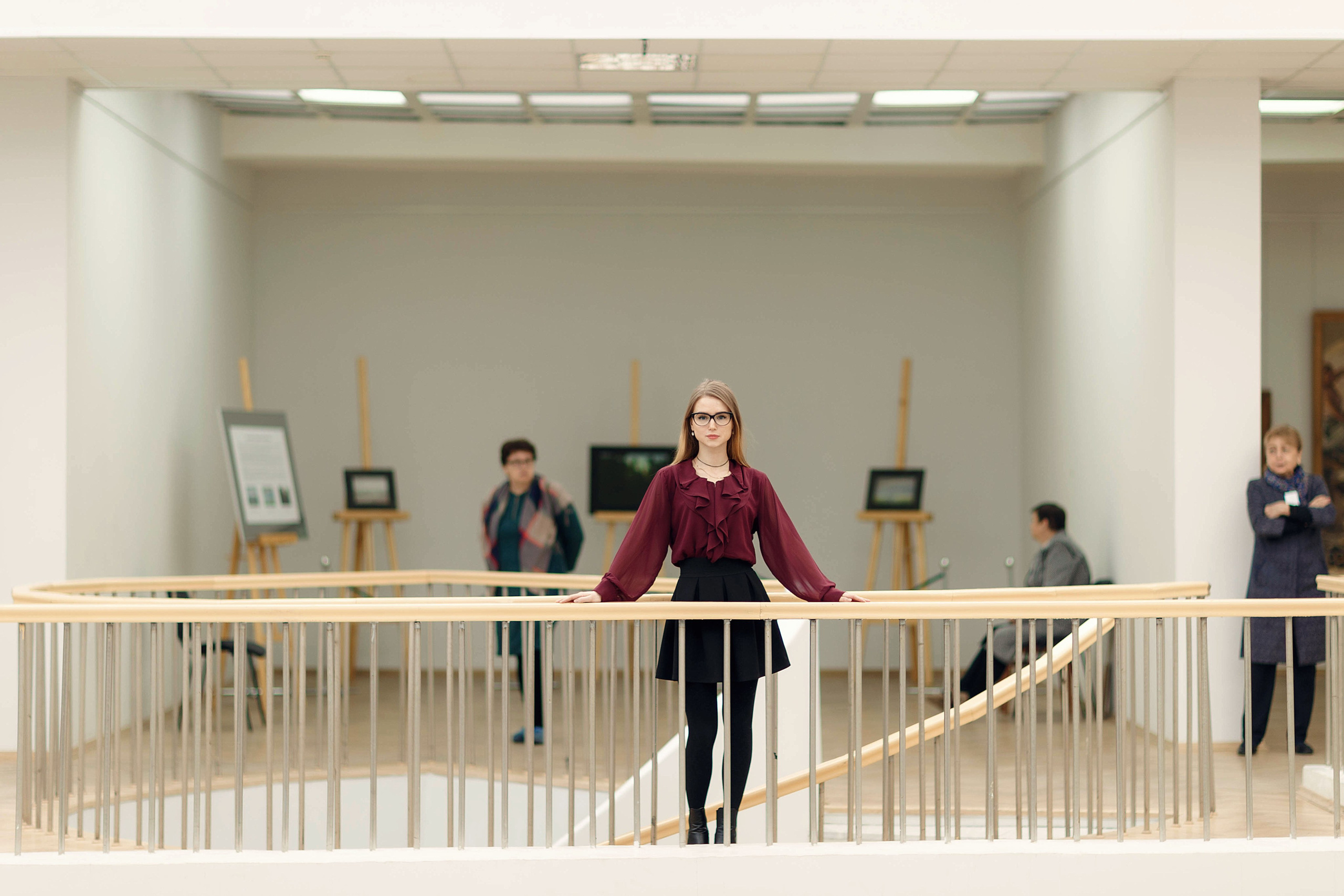 Фотосессия с Машей в Чувашском художественном музее. Портретный и репортажный фотограф в Чебоксарах Андриян Чаркин