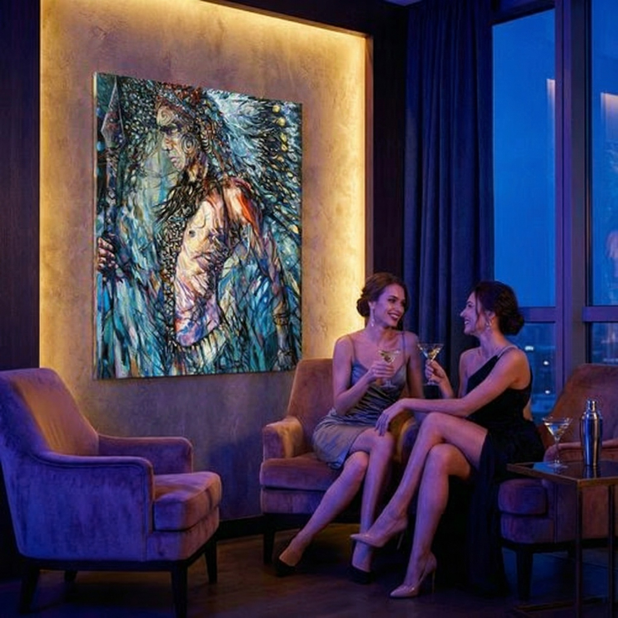 «Демон синего леса». Персональная галерея художника Котикова Виталия