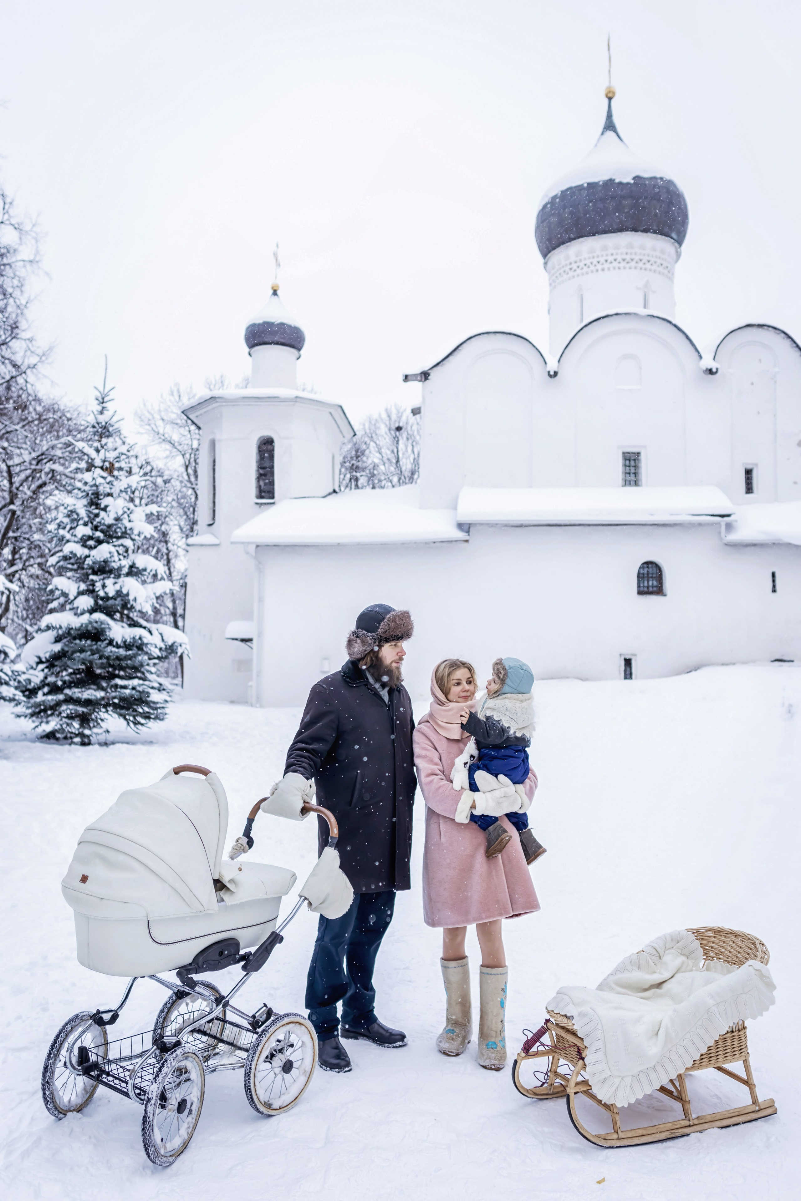 Семейная. Фотограф на крещении и венчании Елена Плинер, Псков и Псковская область
