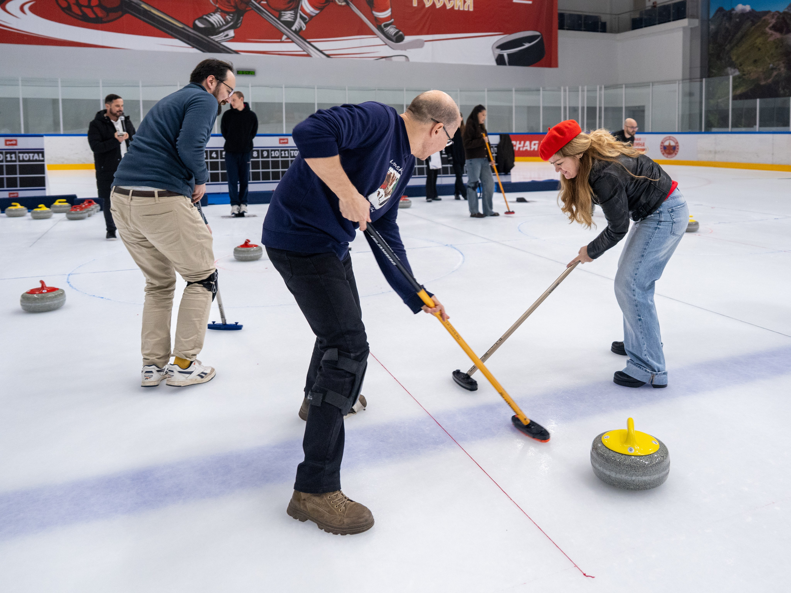 Керлинг для компании Р-Фарм. Репортажный фотограф в Красной Поляне и Сочи Павлюченко Екатерина