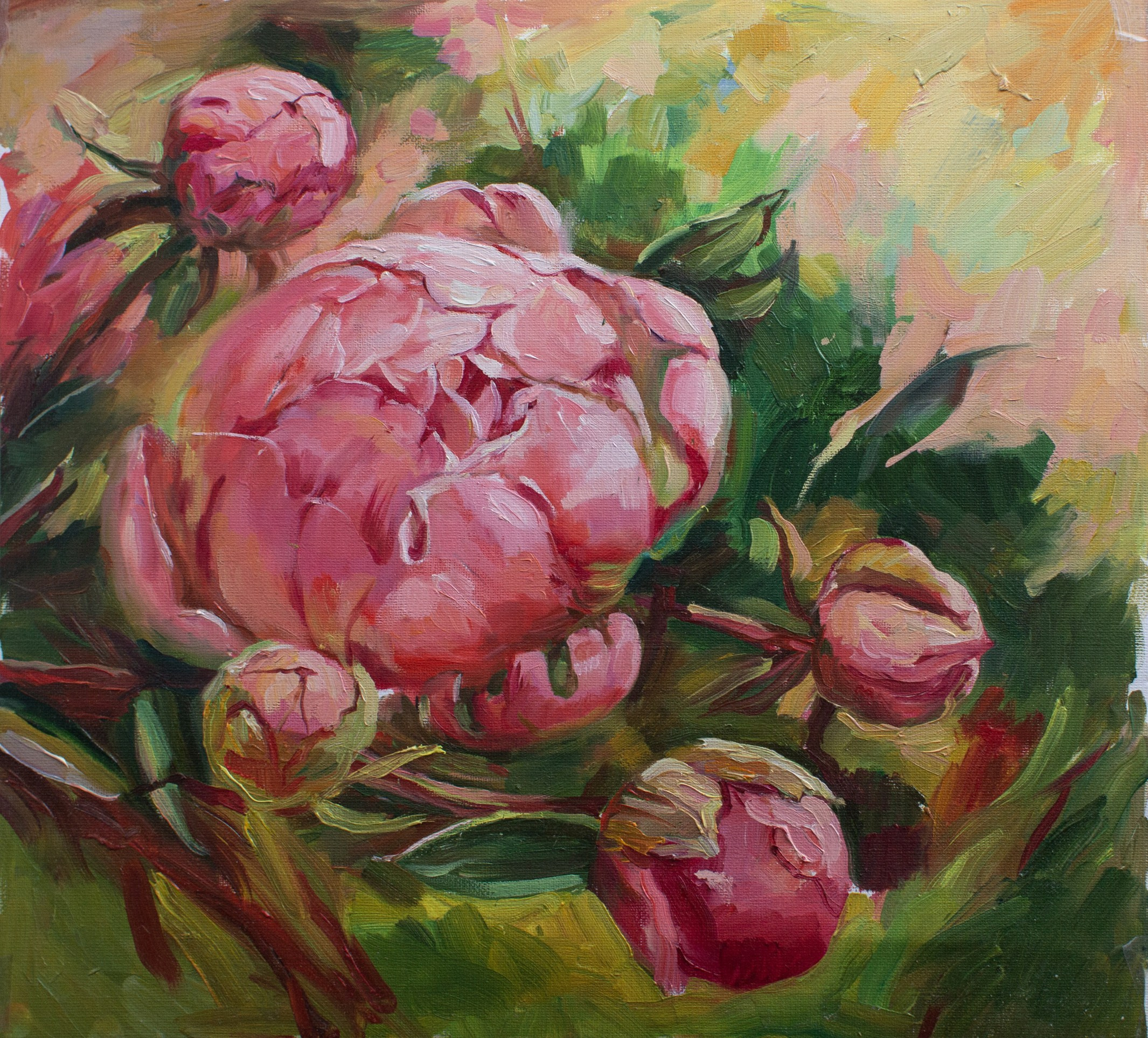 Цветы и предметы. Заказать портрет маслом на холсте по фото в яркой живописной манере