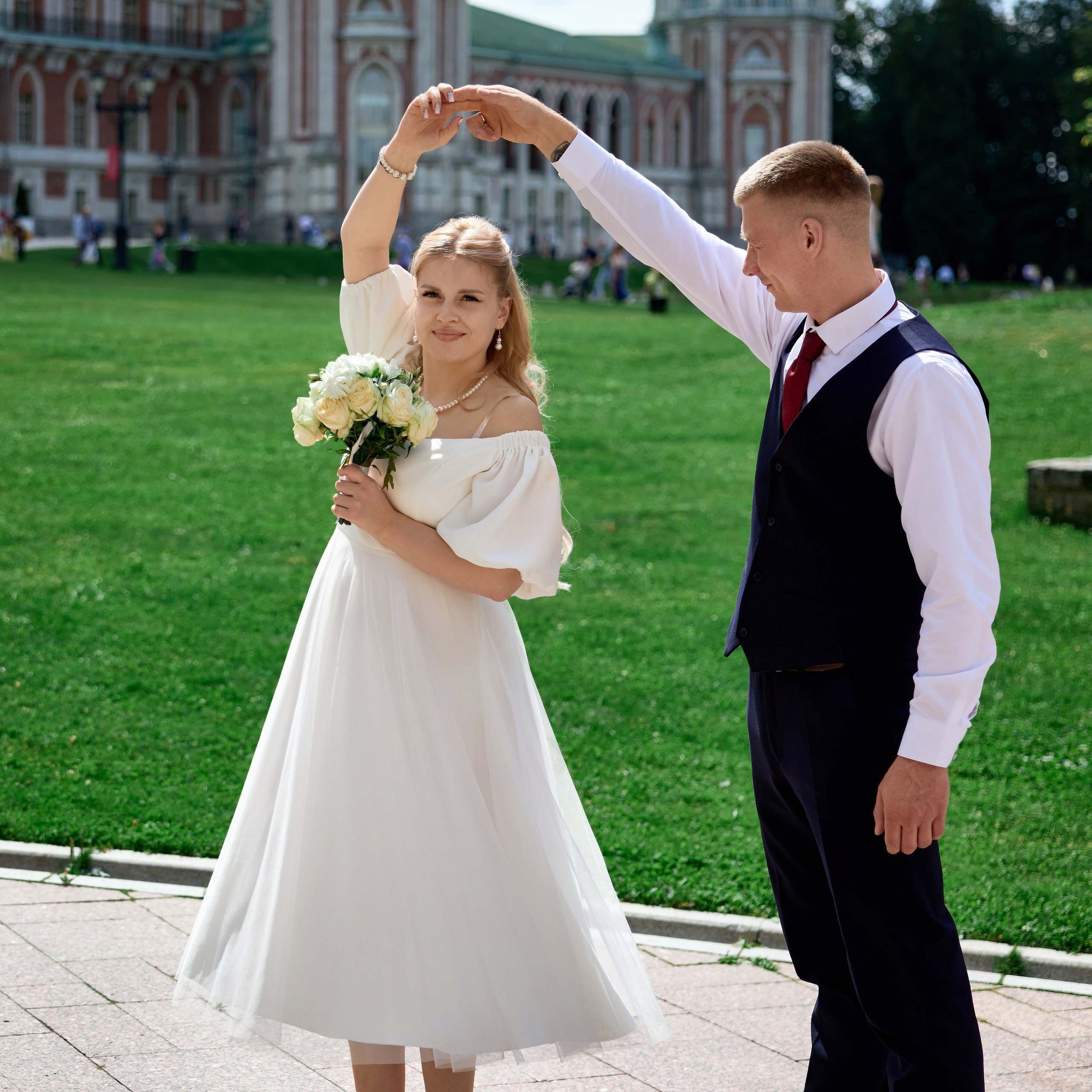 Свадебная фотосессия в Царицыно