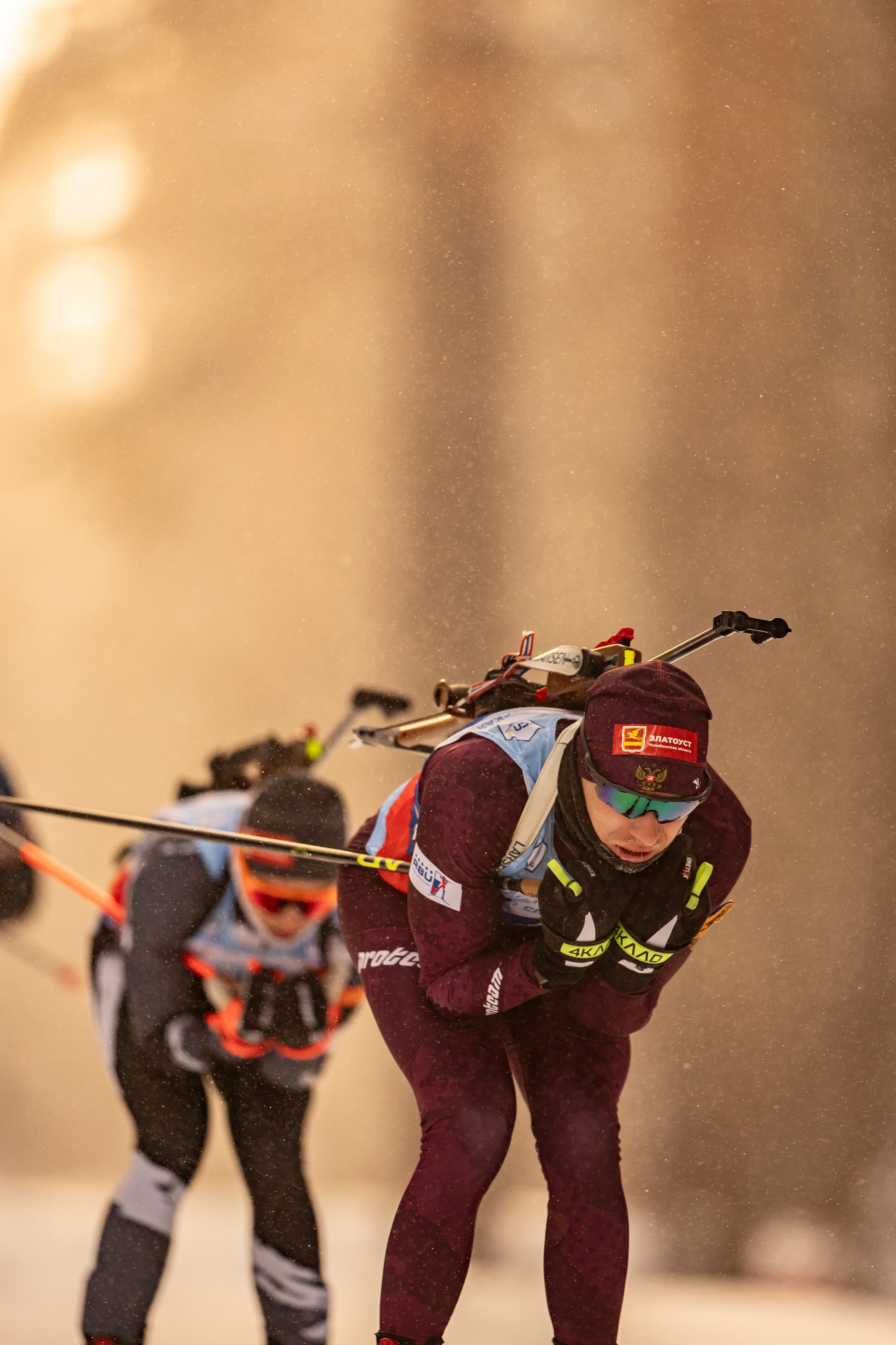 Всероссийская спартакиада по биатлону. Мужчины. Гонка преследования. Спортивный репортажный фотограф Казань Нафис Сиразетдинов