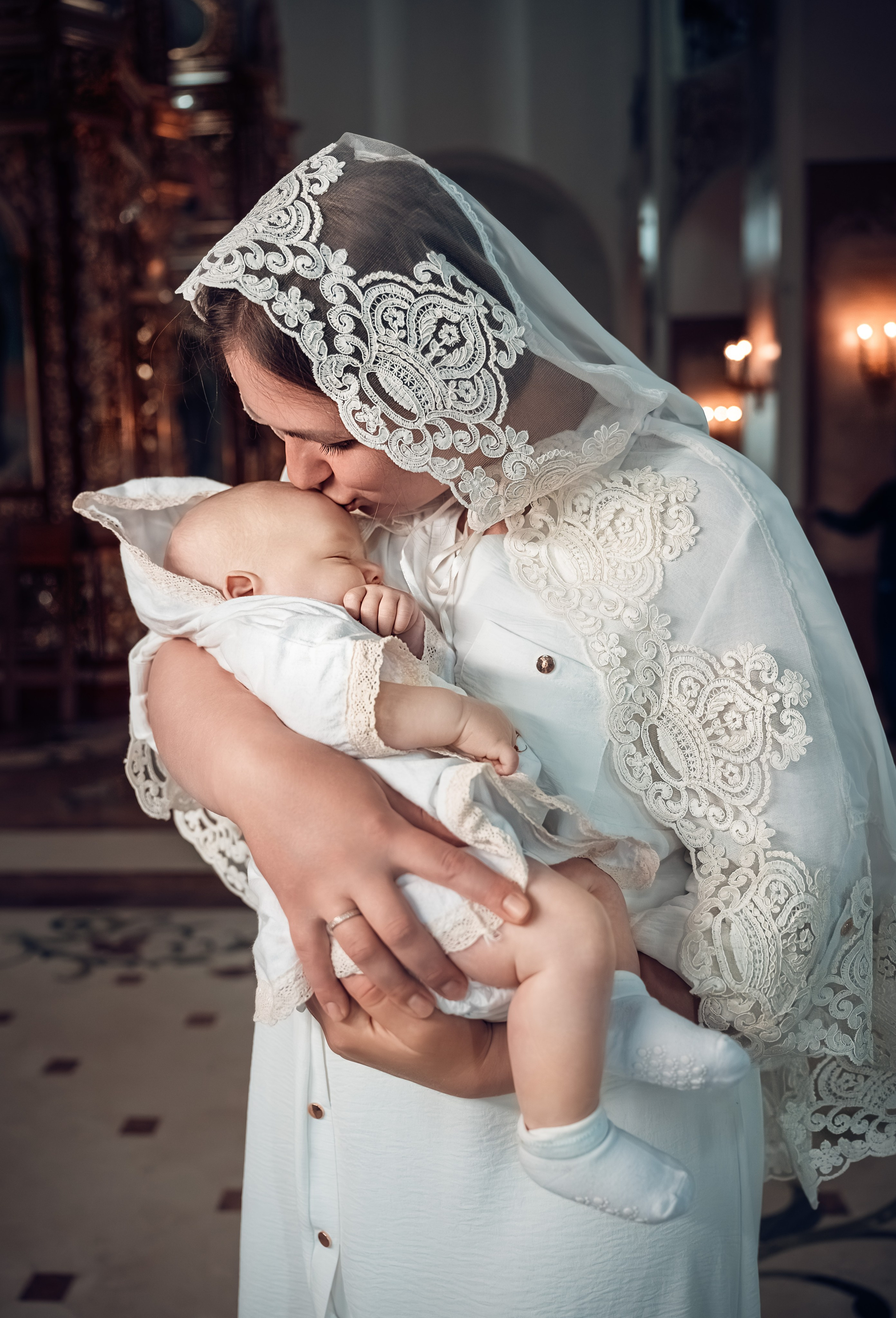 Крещение Александра и Варвары