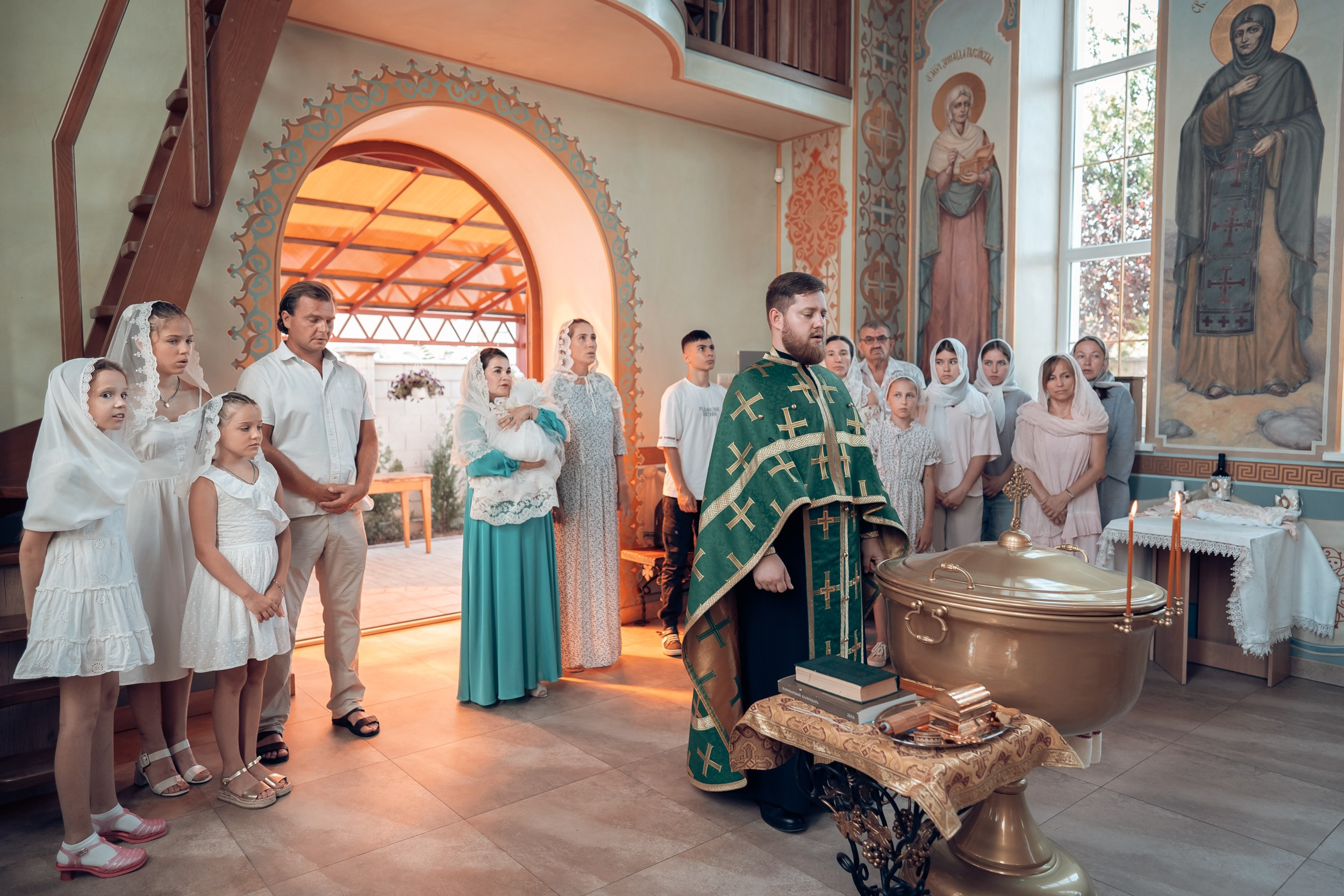 Крещение в храме ап.Андрея Первозванного г. Севастополь. Церковный фотограф Севастополь