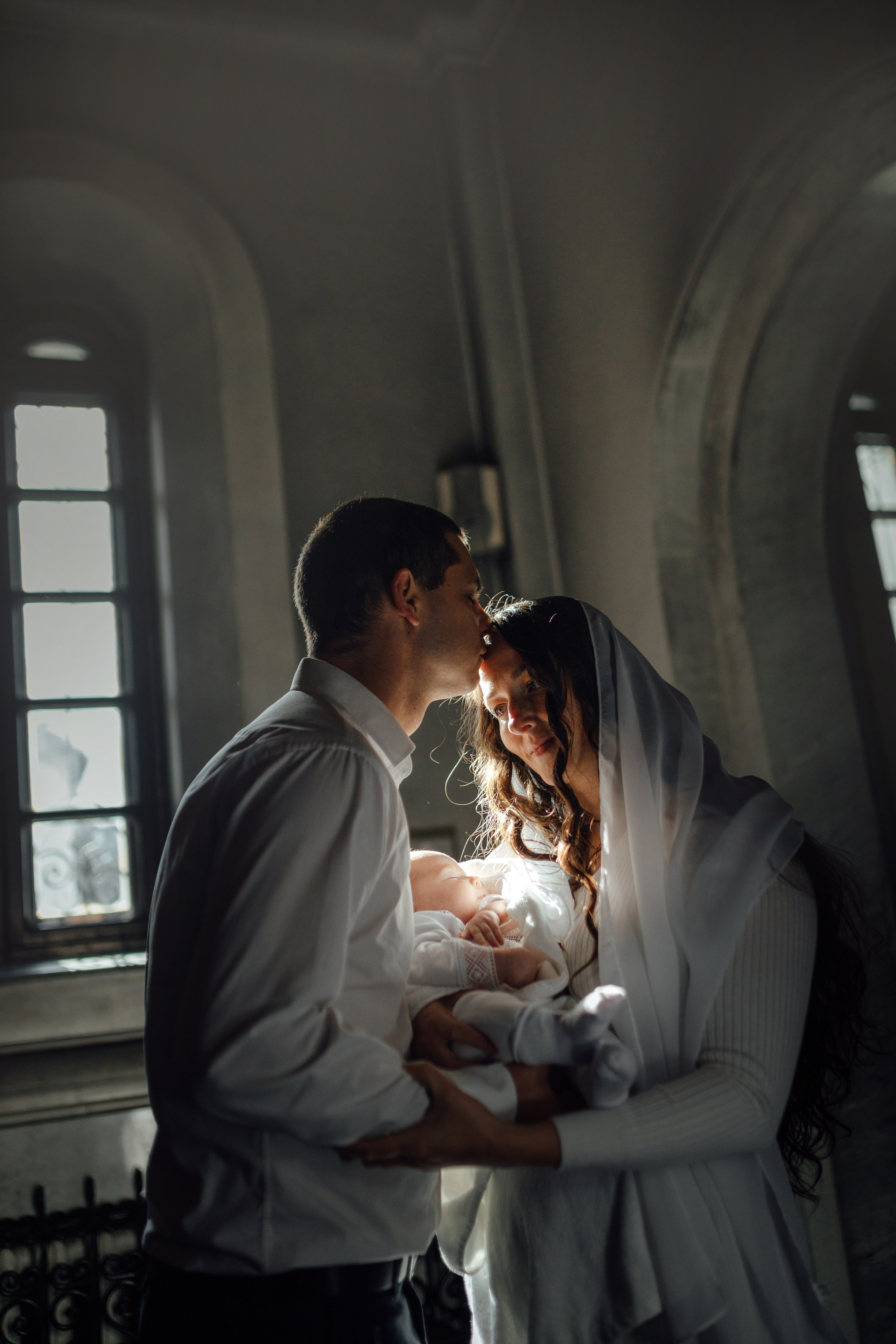 Крещение Тимура храм иконы Всех Скорбящих Радость, октябрь 2024