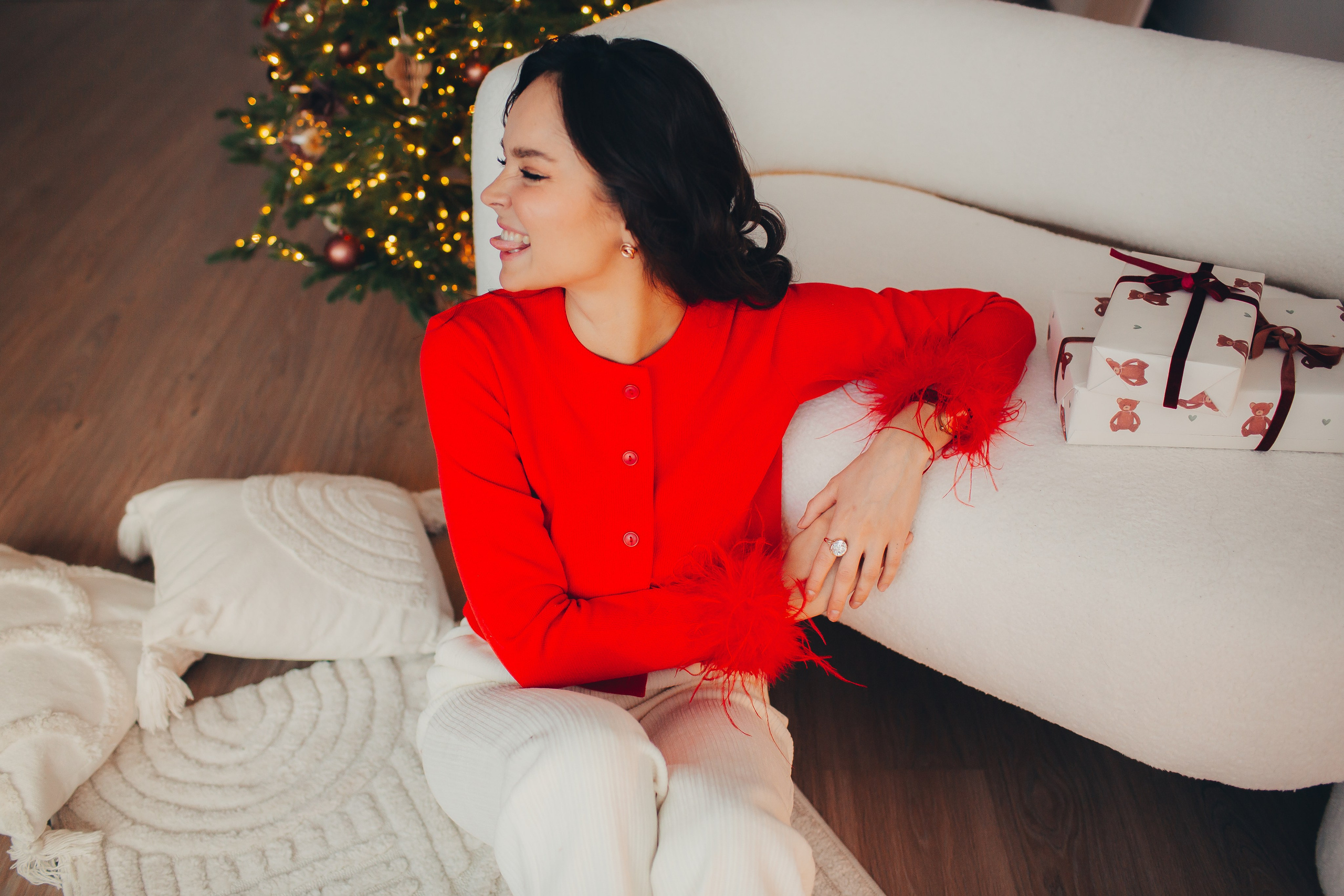 Новогодняя съёмка в студии. Фотограф Евгения Мальцева, Архангельск