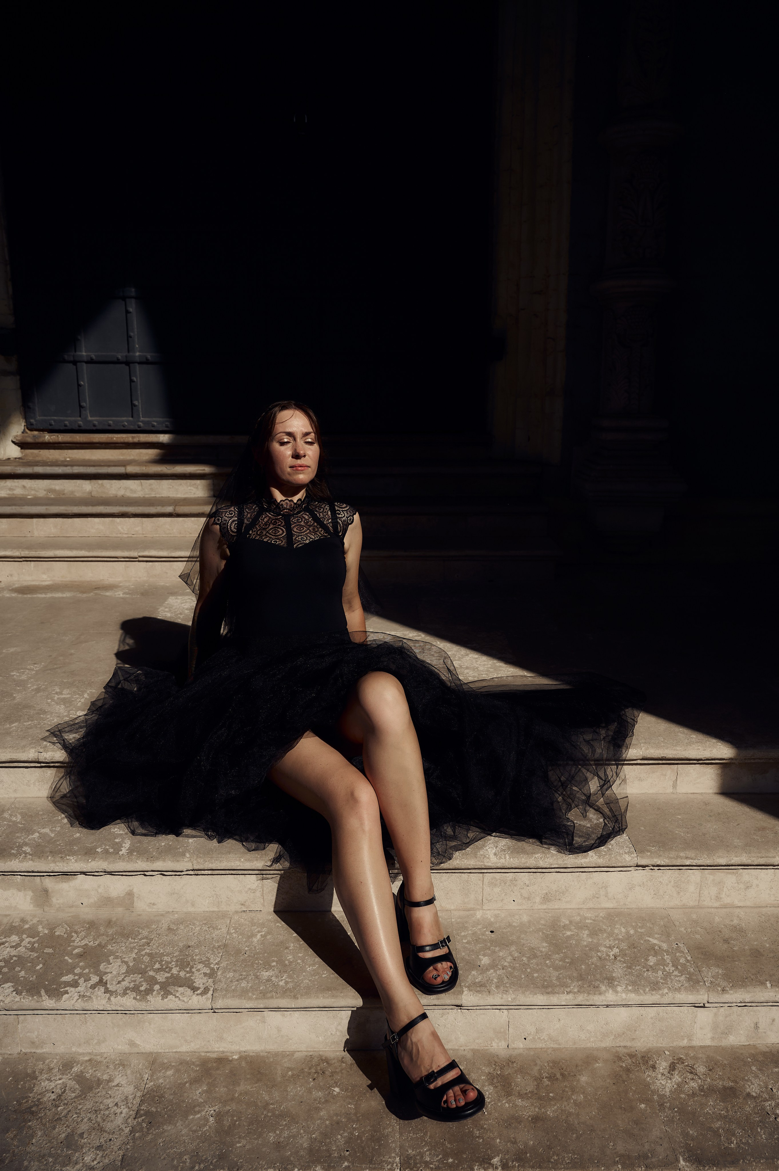 Свадебная фотосессия в Туле в черном. Свадебный фотограф в Туле Никита Беляев