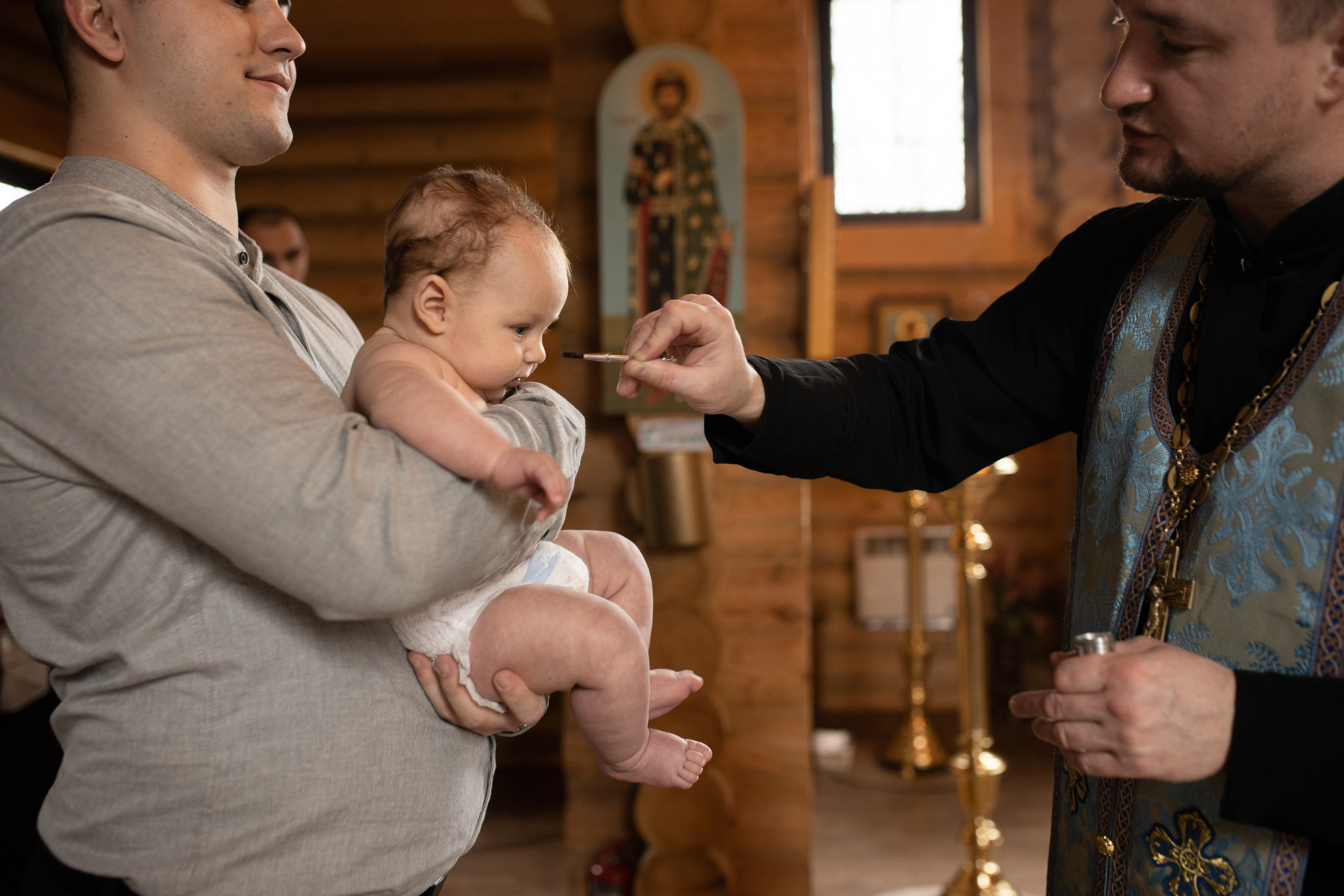 Таинство крещения Марка. Фотограф в Железнодорожном и Балашихе