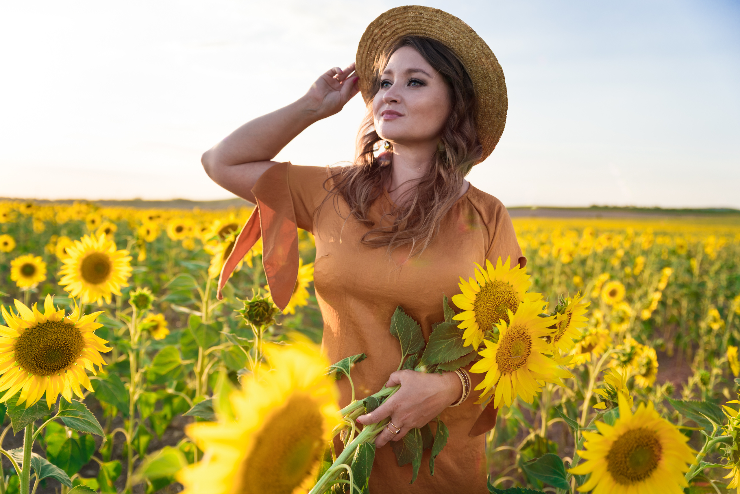 Подсолнухи