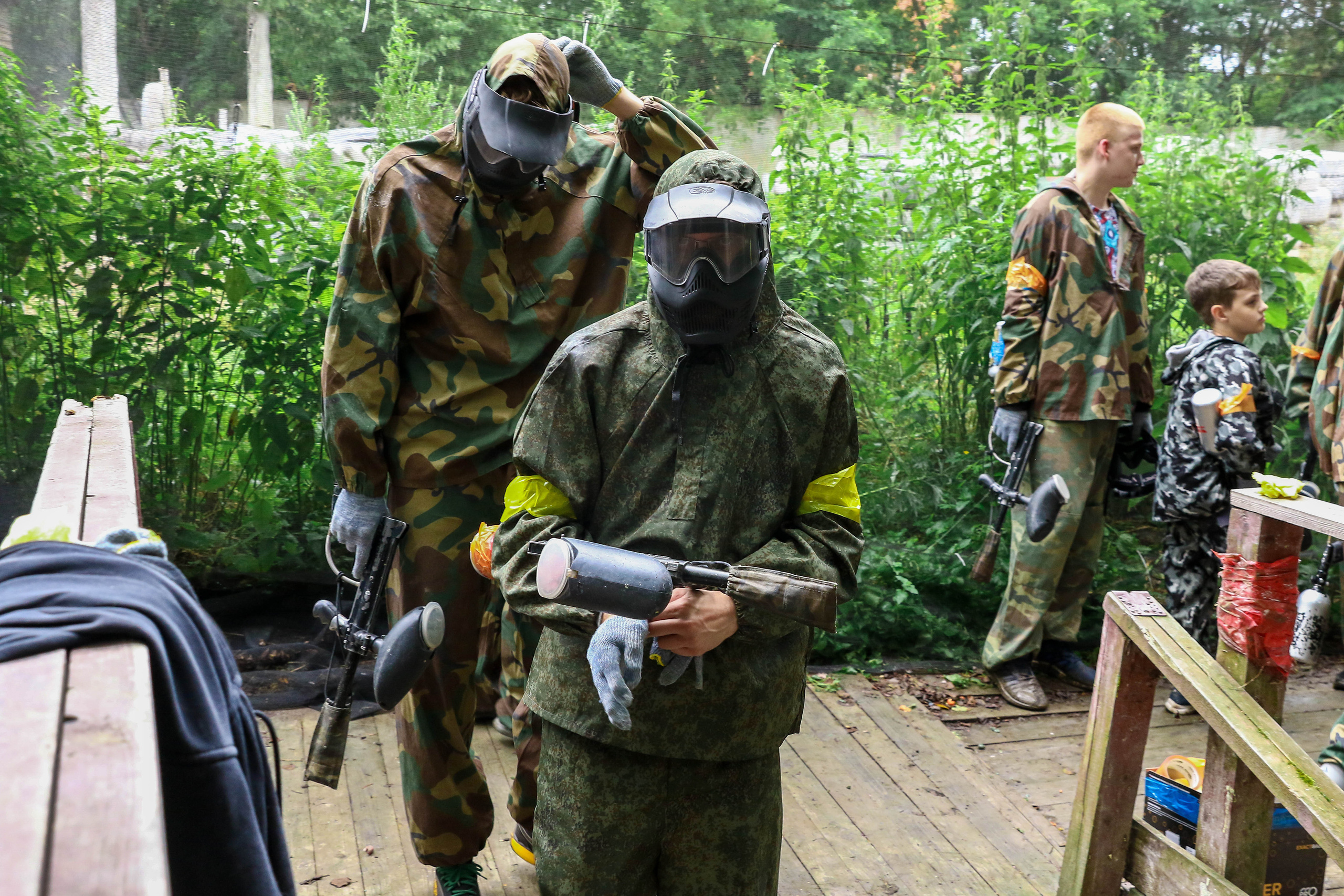 Пульт.ру 17 лет. Пейнтбол. Репортажный и интерьерный фотограф Александра Солдатова