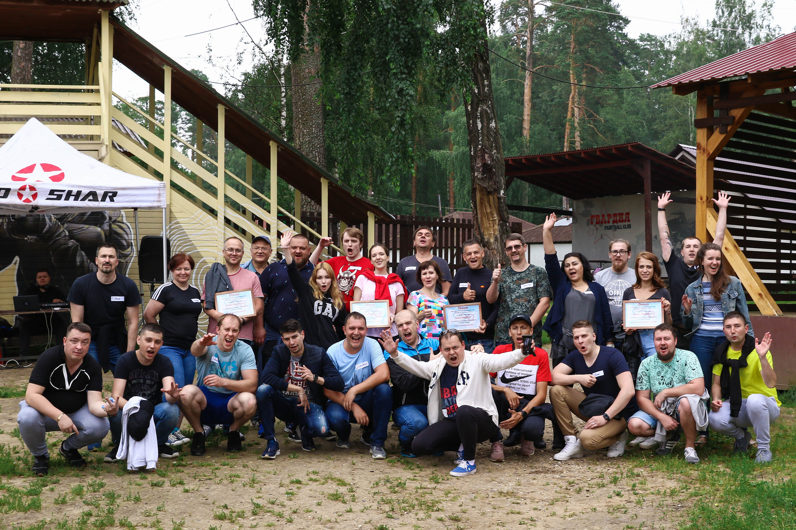 Пульт.ру 17 лет. Пейнтбол. Репортажный и интерьерный фотограф Александра Солдатова