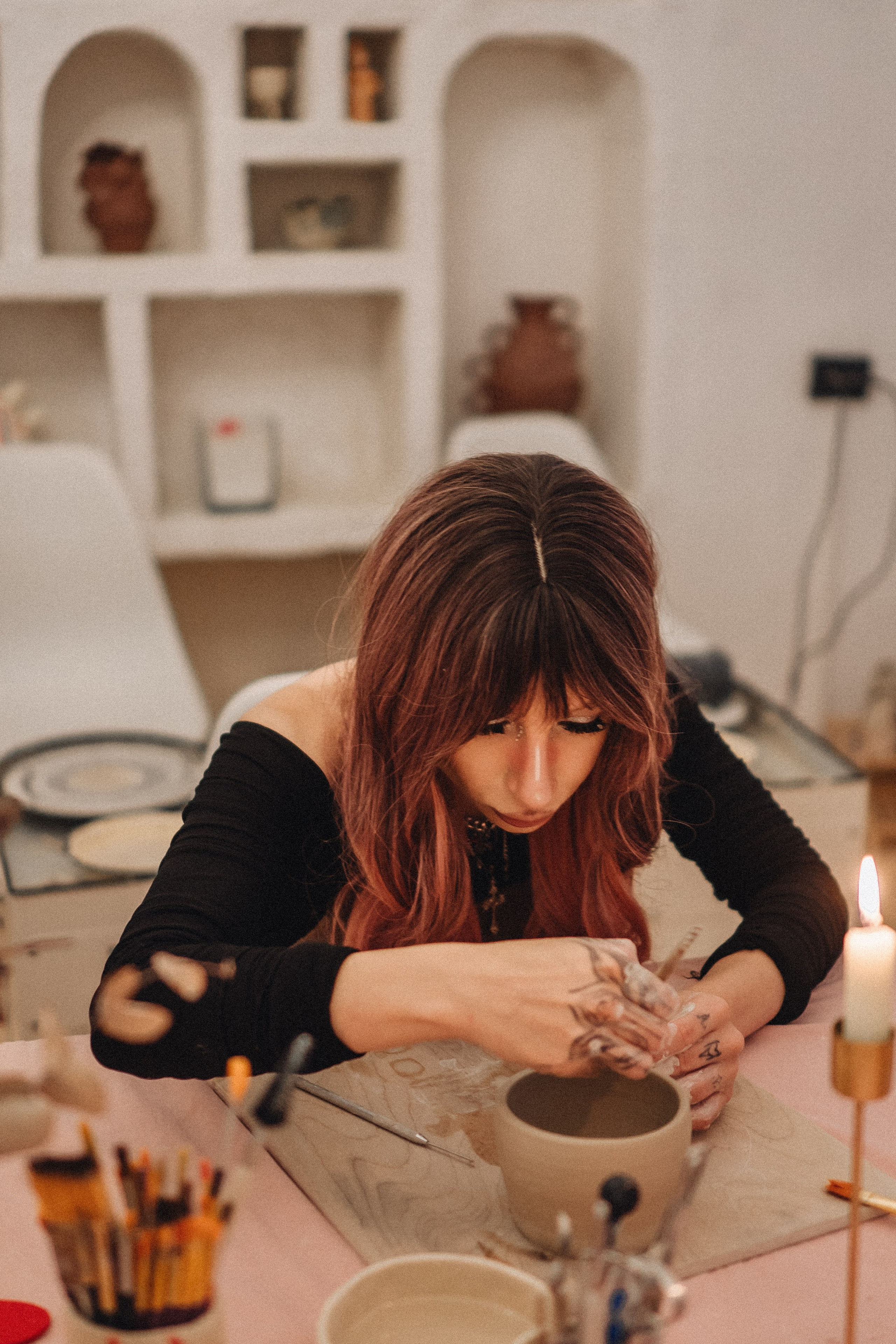 СВИДАНИЕ В ГОНЧАРНОЙ МАСТЕРСКОЙ. Профессиональный фотограф, Санкт-Петербург — Виктория Богомолова