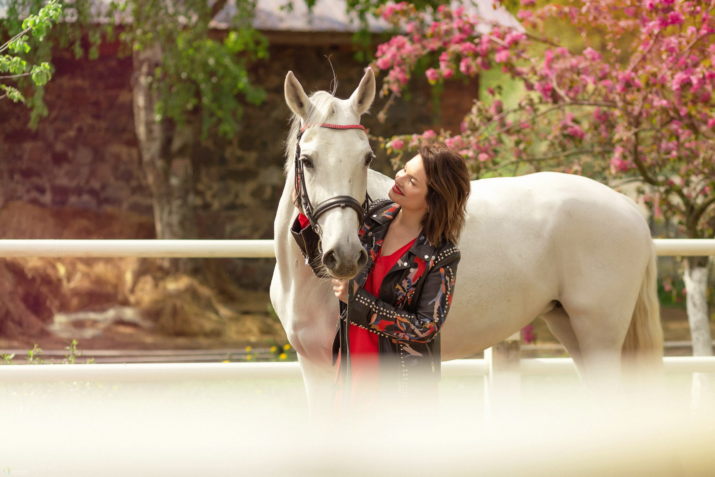 Галина и ее лошадь Сказка. Фотограф женский и мужской портрет Санкт-Петербург
