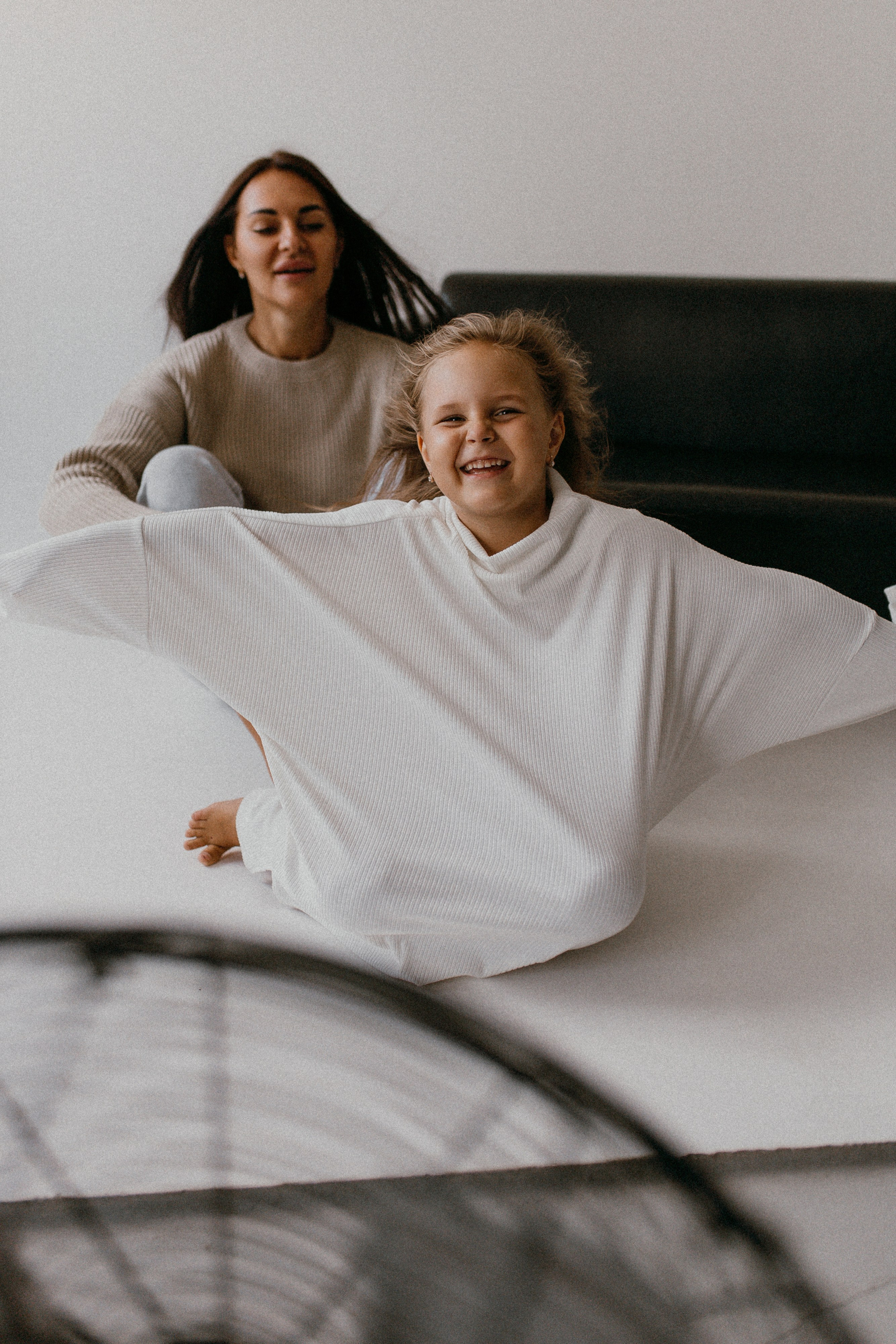 Есения и мама. Семейный фотограф Губкин/Старый Оскол