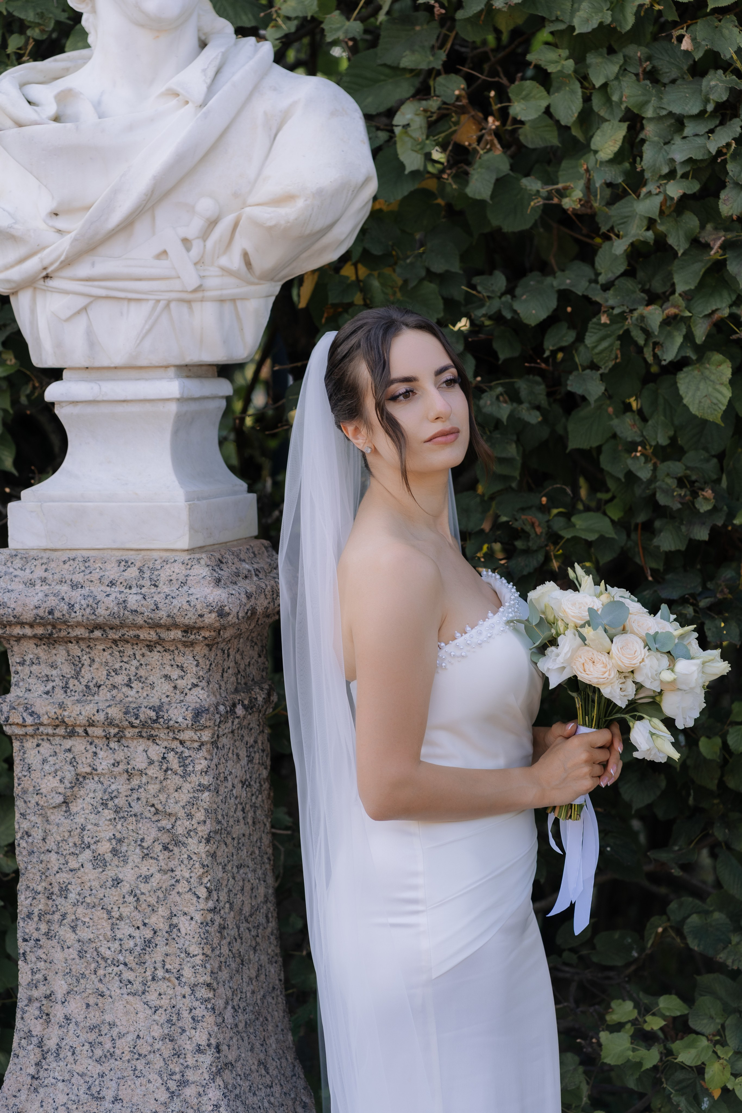 Свадебная фотосессия в Москве, парк Кусково. Свадебный фотограф в Москве Анна Полушина