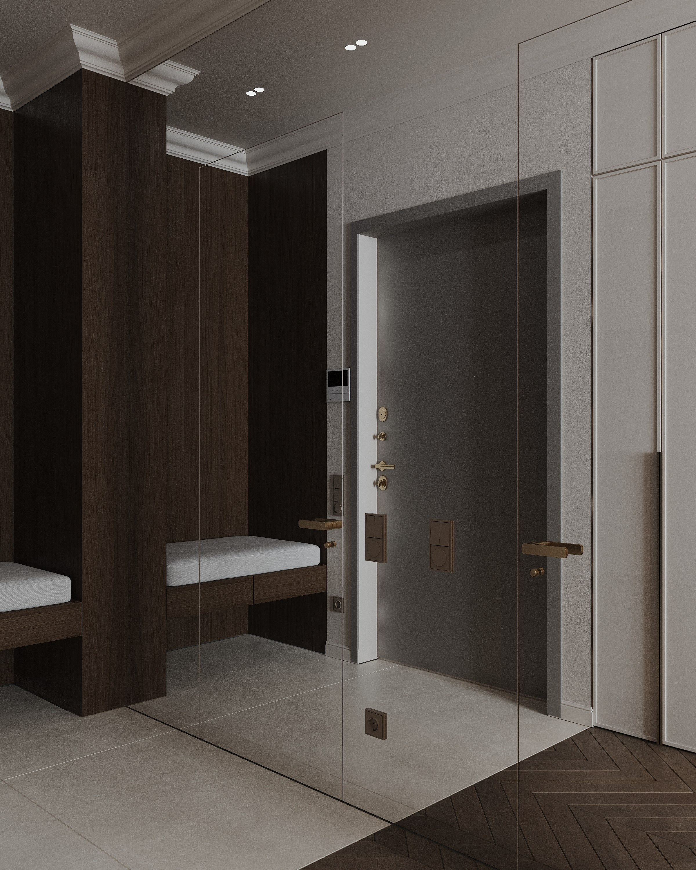 ЖК The One 65 кв.м, г. Санкт-Петербург. 3d визуализатор Анастасия Науменко