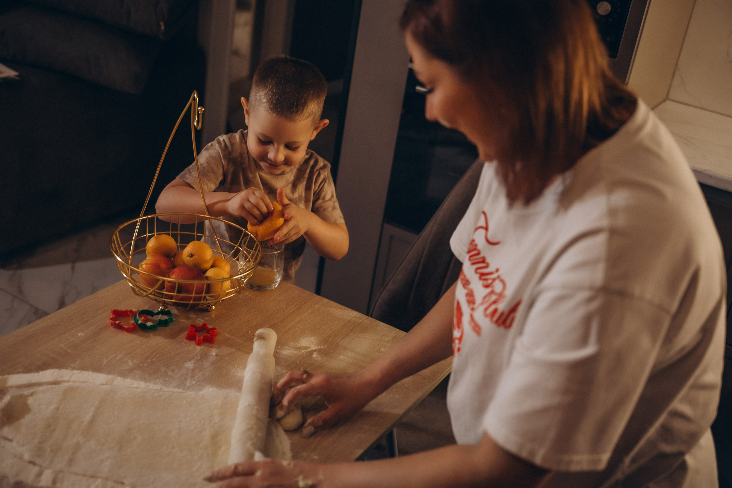 Семья Киприяновы, Новый год дома. Семейный фотограф в Белгороде Амелина Алина