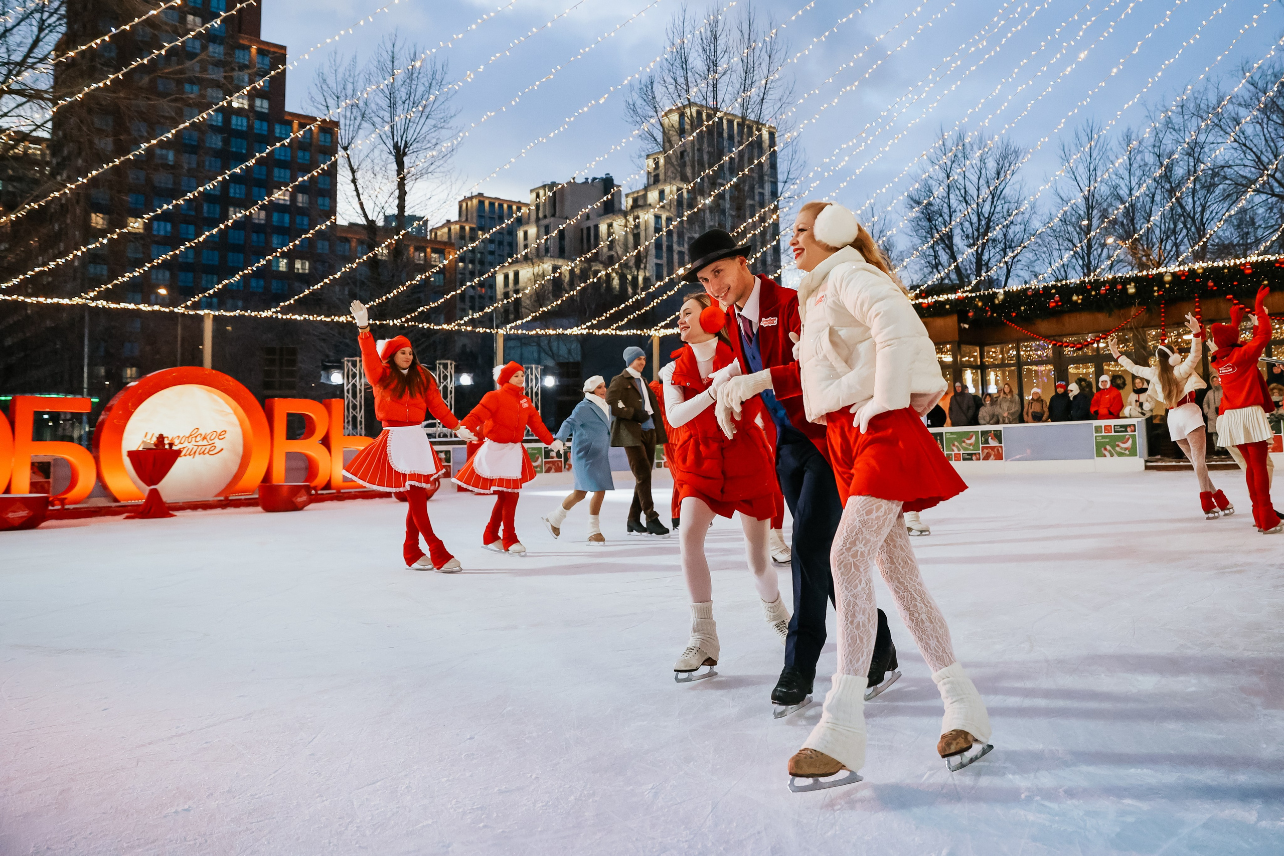 Ледовое шоу Сити каток Московское Чаепитие. Фотограф и видеограф Анна Домашенко