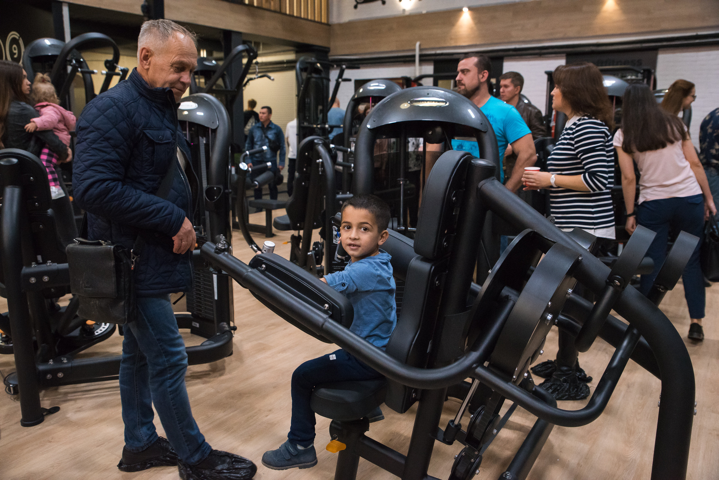 Открытие Loft Fitness 2.0. Репортажный и свадебный фотограф в Москве