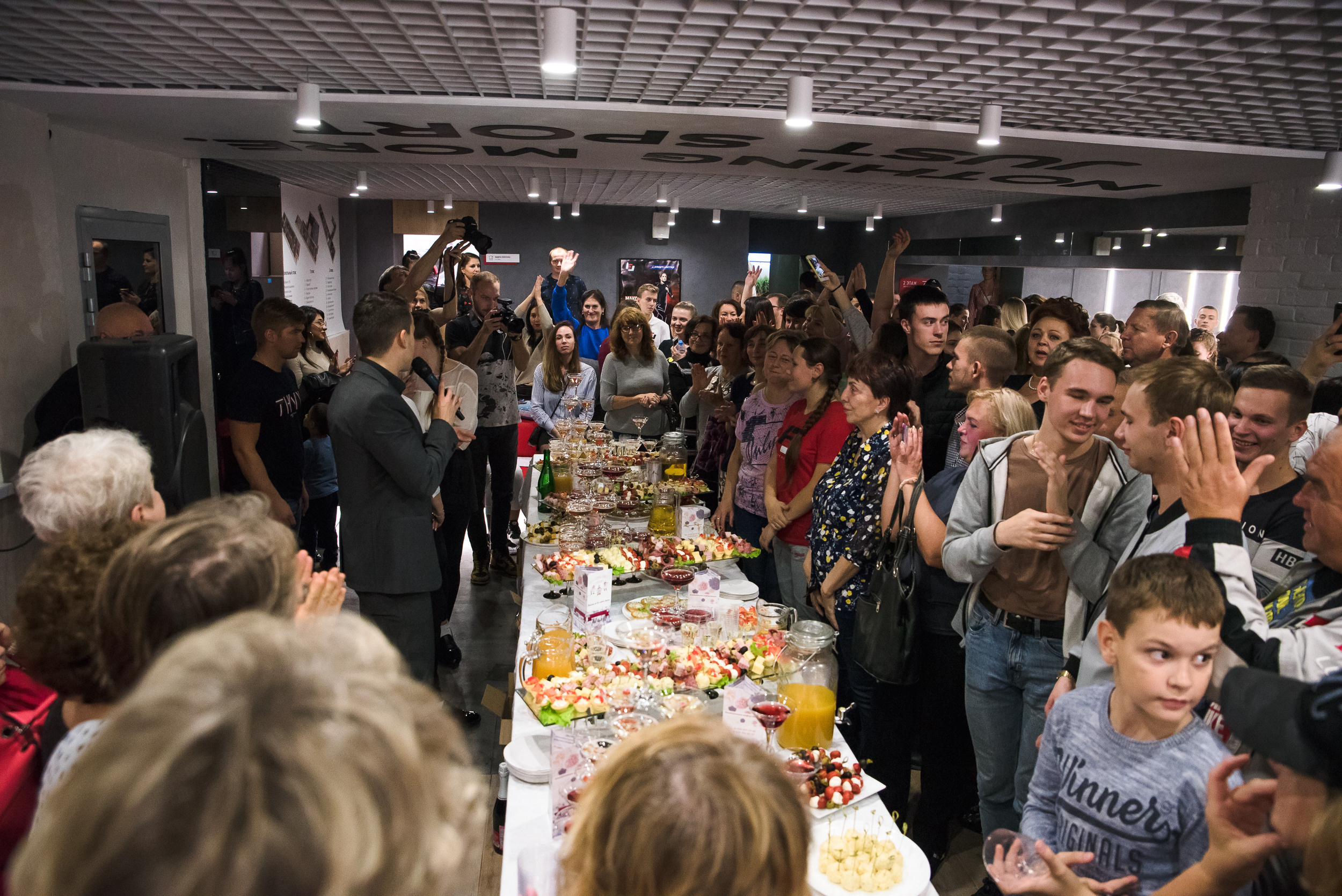 Открытие Loft Fitness 2.0. Репортажный и свадебный фотограф в Москве