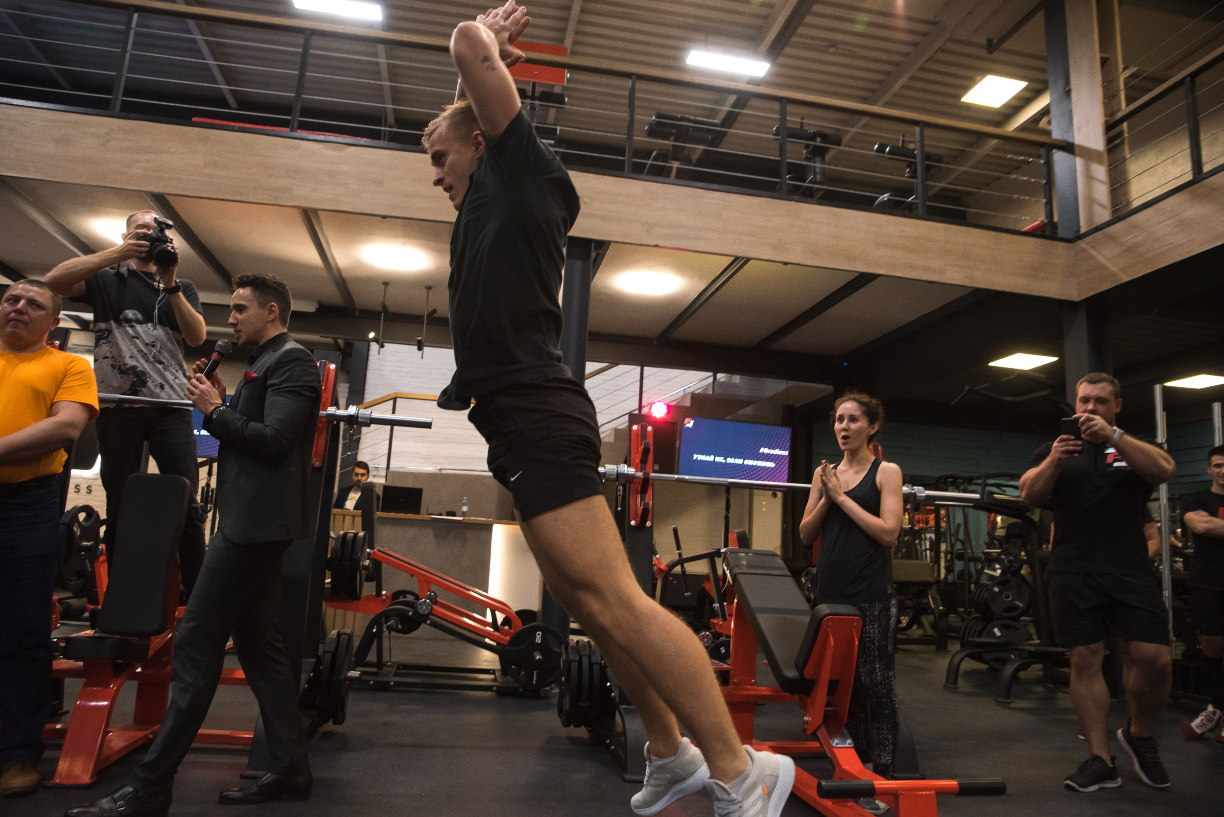 Открытие Loft Fitness 2.0. Репортажный и свадебный фотограф в Москве