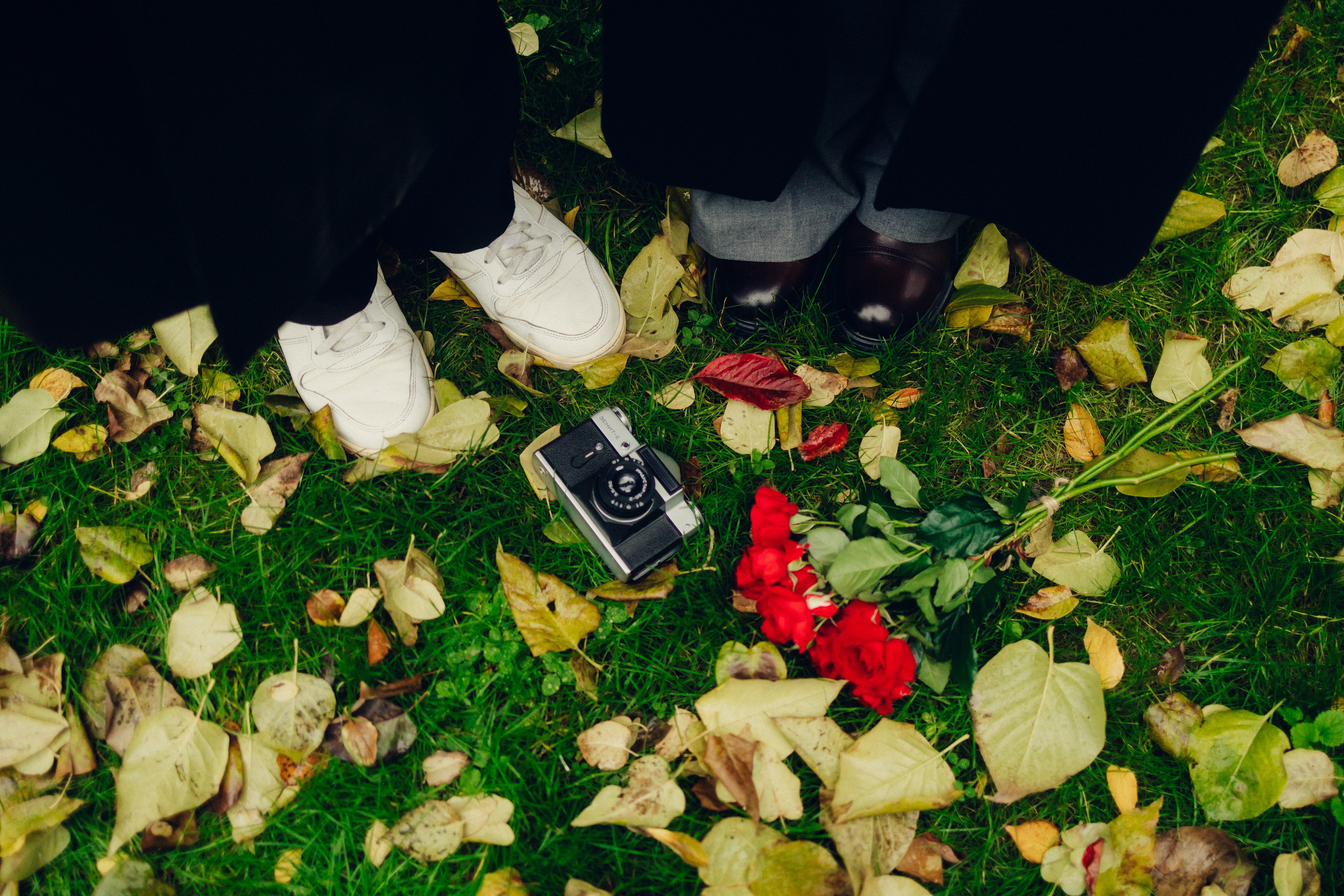 Тим и Кристина, проогулка в парке Горького. Свадебный и портретный фотограф в Москве Кристина Золотова