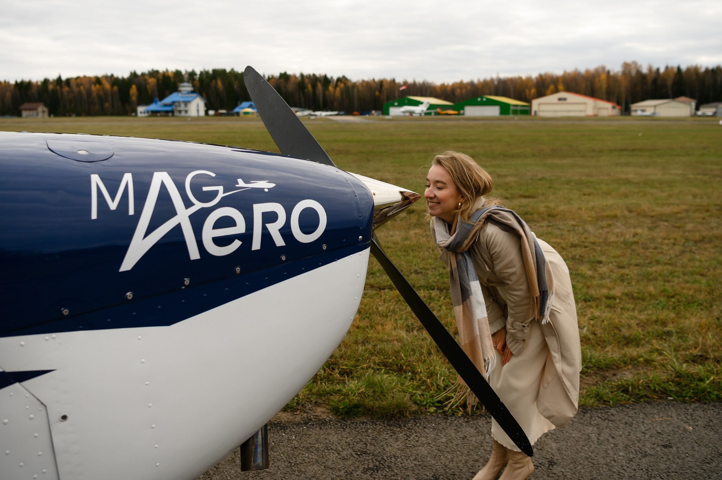 Love-story. Самолёт. Фотограф Марина Росси
