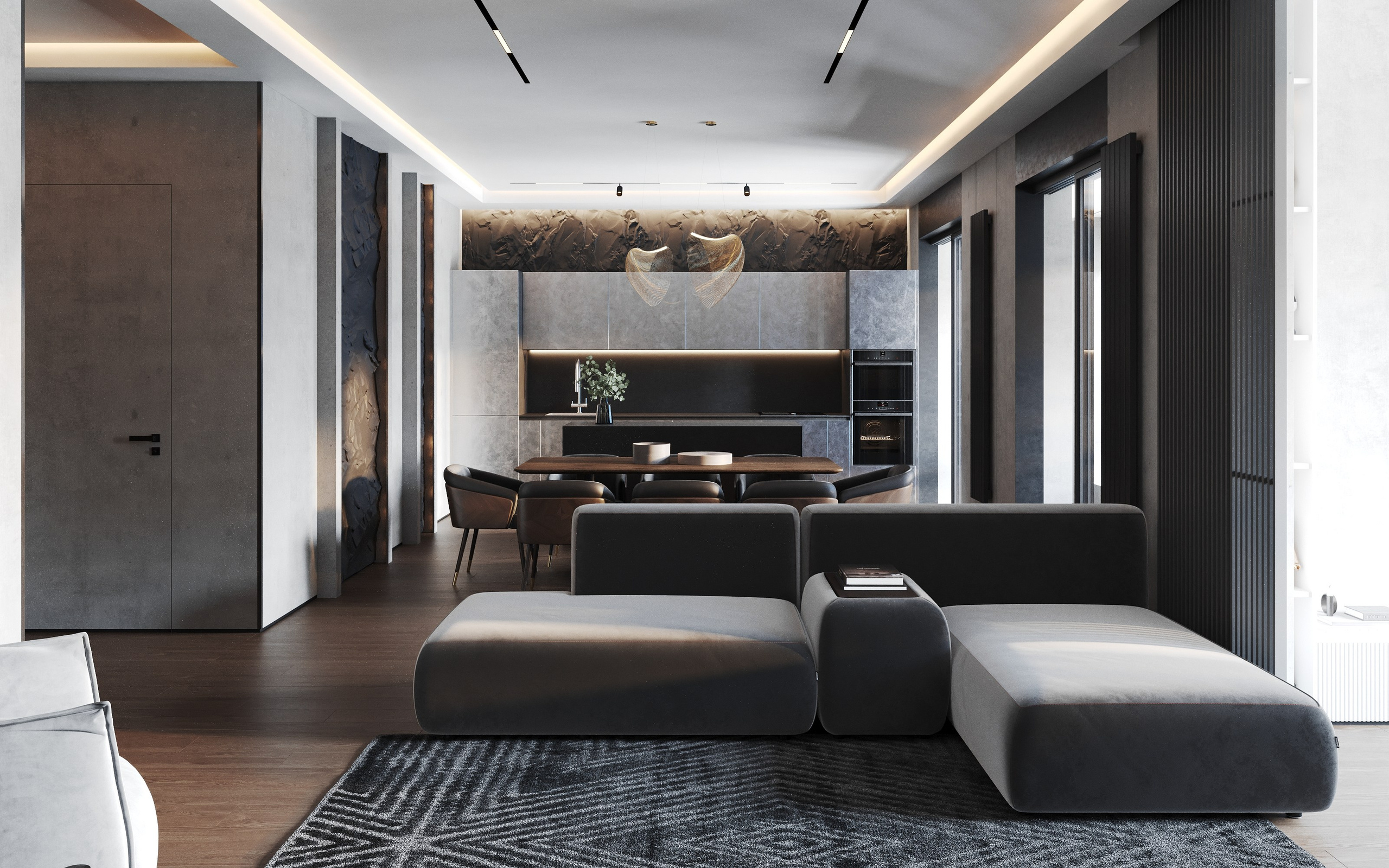 Квартира 115 м². Дизайнер интерьера Малюгина Ксения Санкт-Петербург