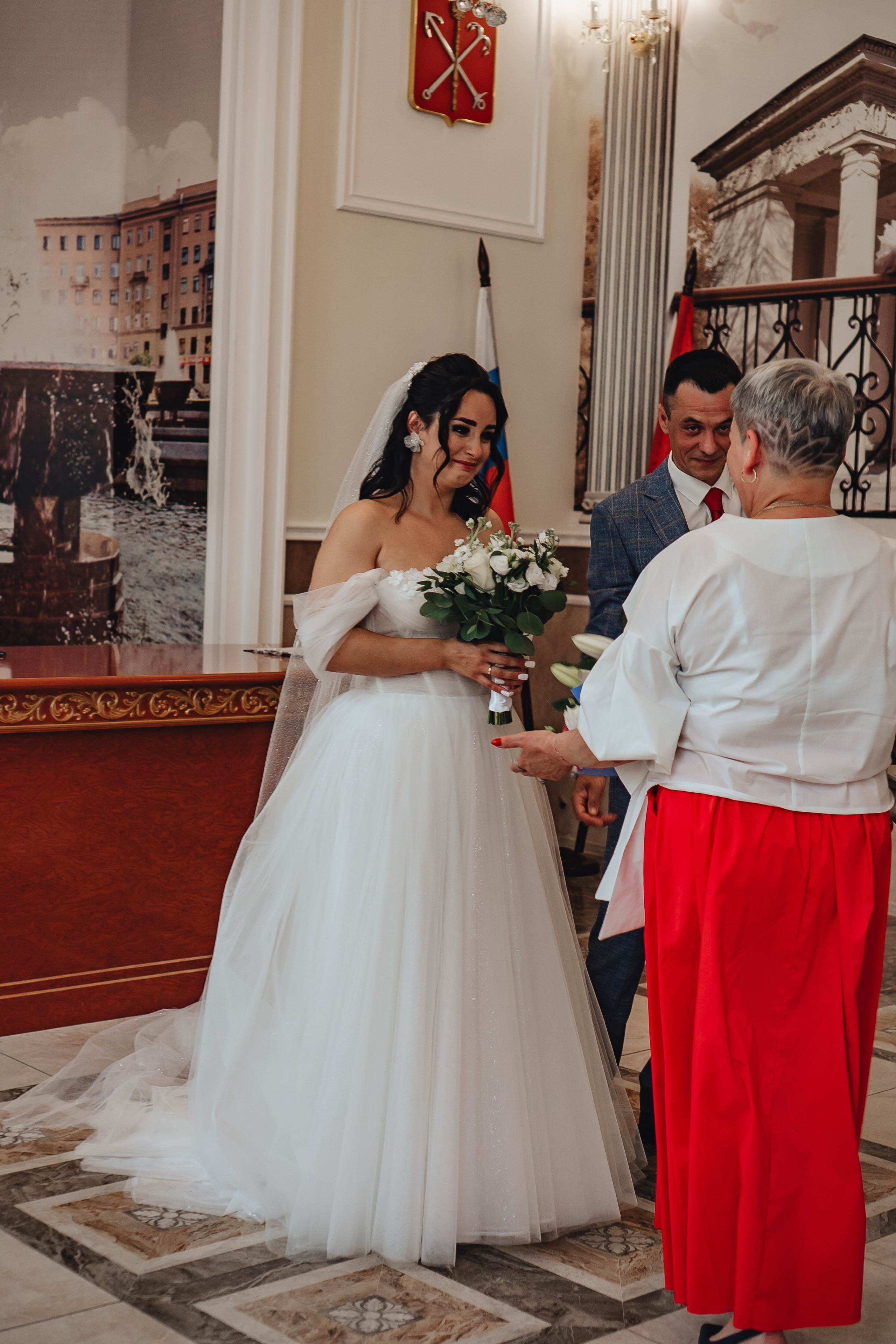 СВАДЕБНАЯ СЬЕМКА В ЗАГСЕ НА МОСКОВСКОМ ПРОСПЕКТЕ. Профессиональный фотограф, Санкт-Петербург — Виктория Богомолова