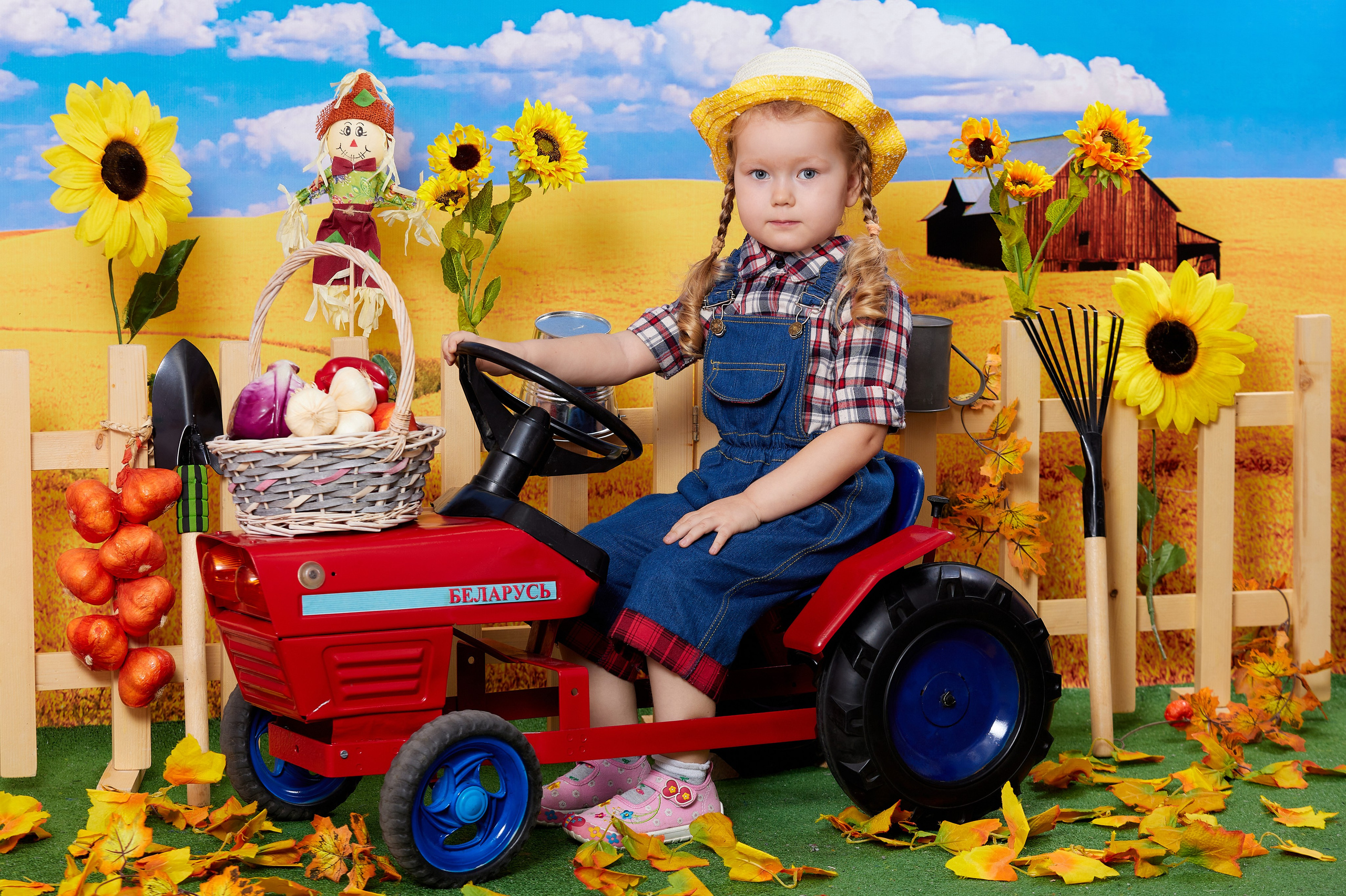 Тракторист. Детская выездная фотостудия